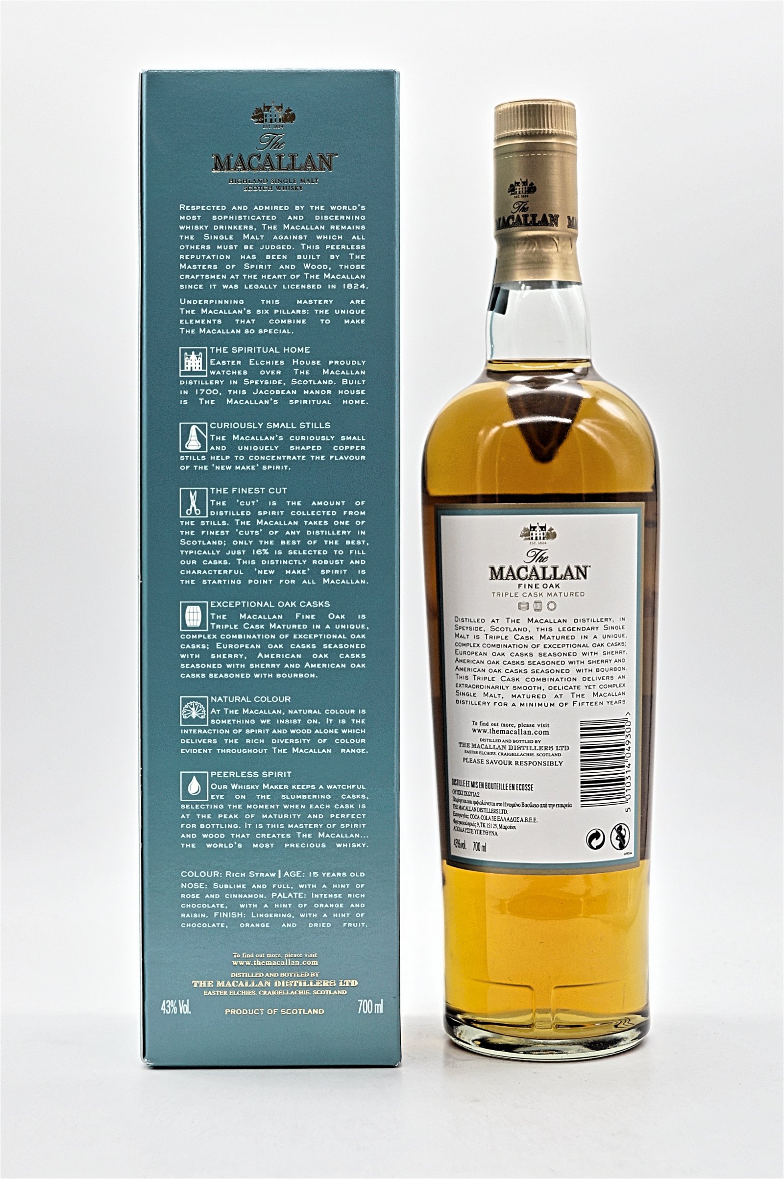 The Macallan 15 Jahre Fine Oak Triple Cask Matured Highland Single Malt Scotch Whisky
