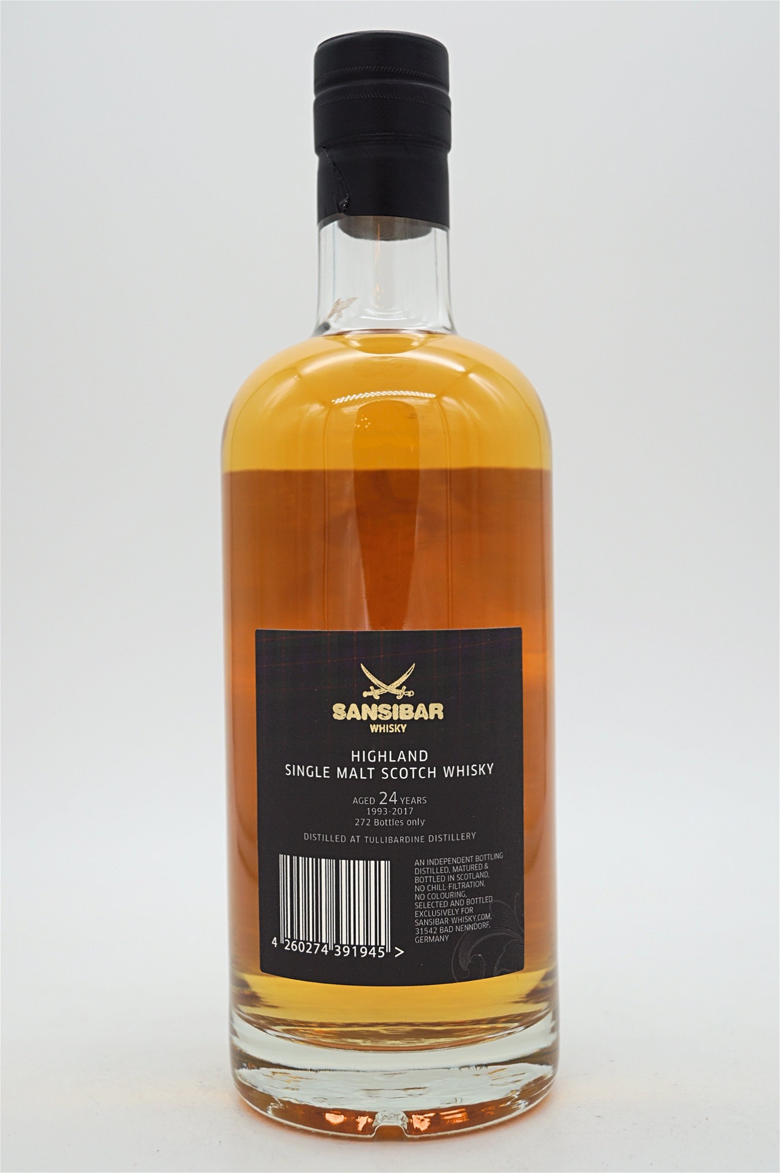 Sansibar Whisky The Clans 24 Jahre Tullibardine Highland Single Malt Scotch Whisky