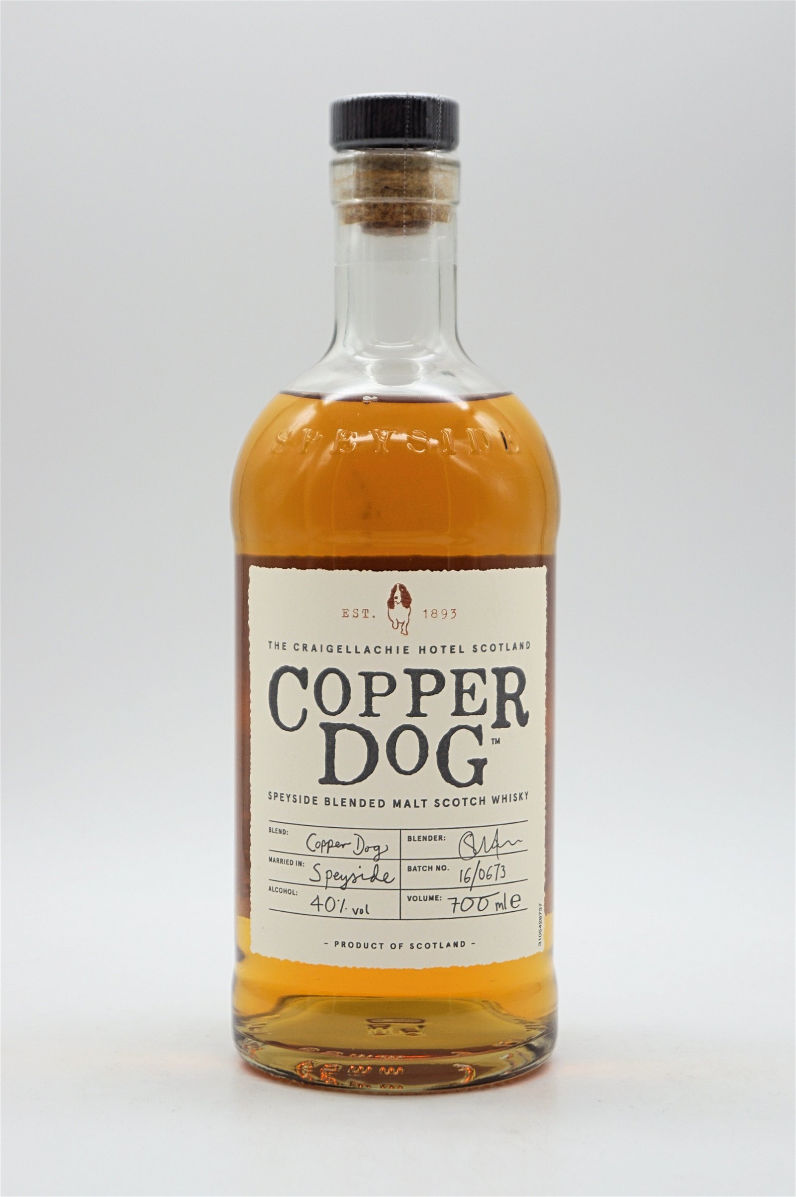 The Craigellachie Hotel Copper Dog Single Malt Scotch Whisky