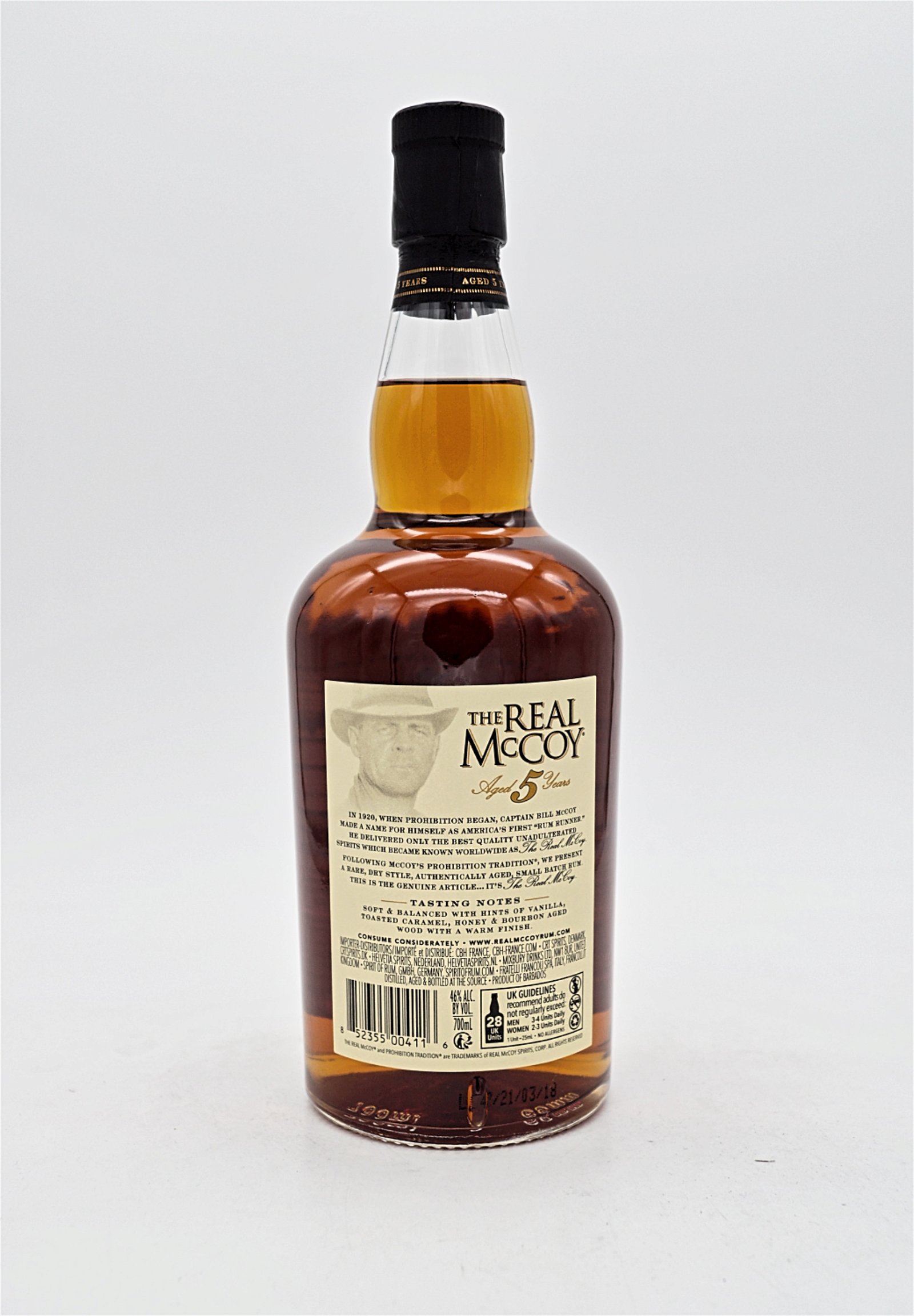 The Real McCoy 5 Jahre Single Blended Rum