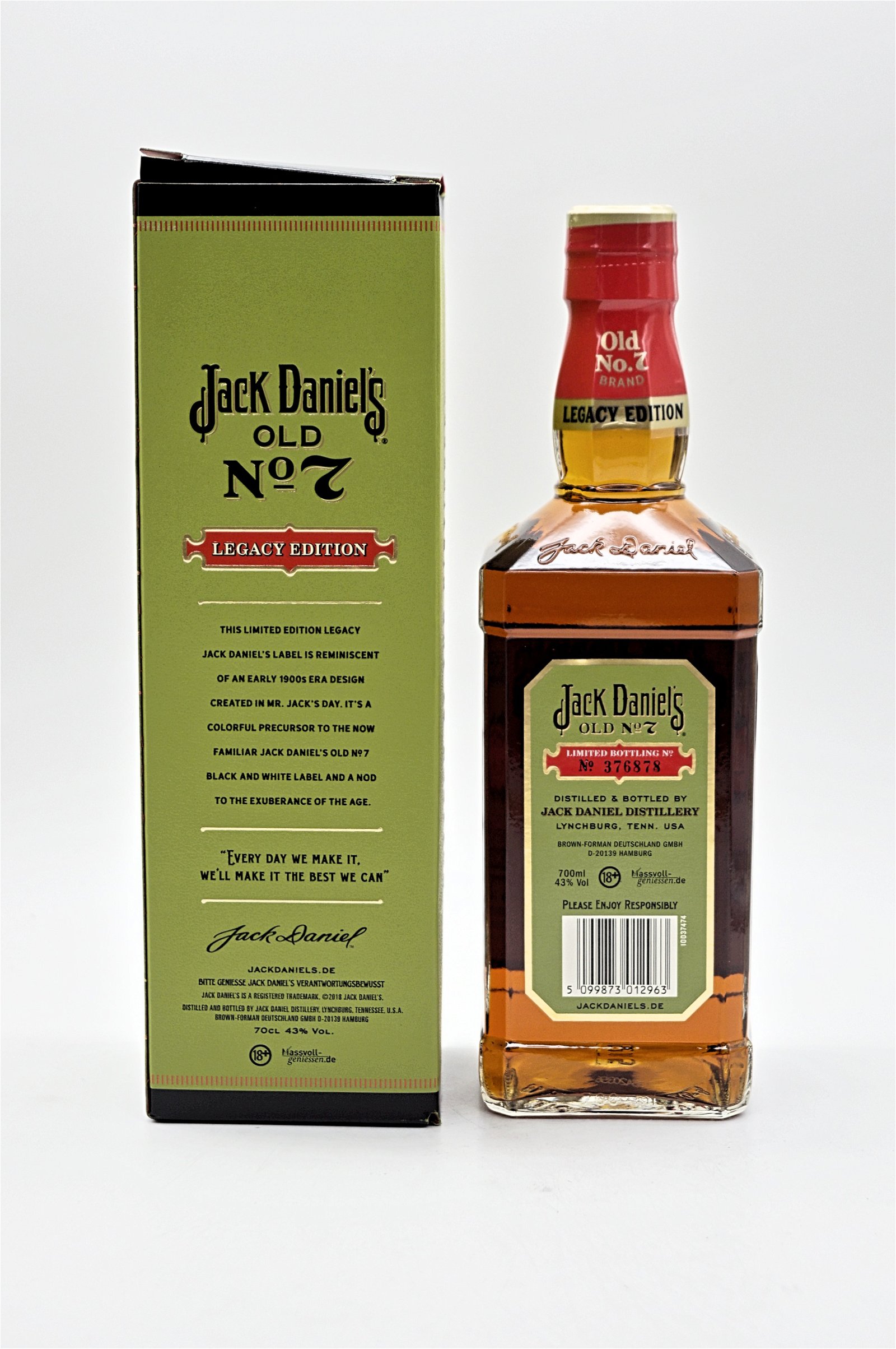 Jack Daniels Legacy Edition Old No 7 Tennessee Whiskey