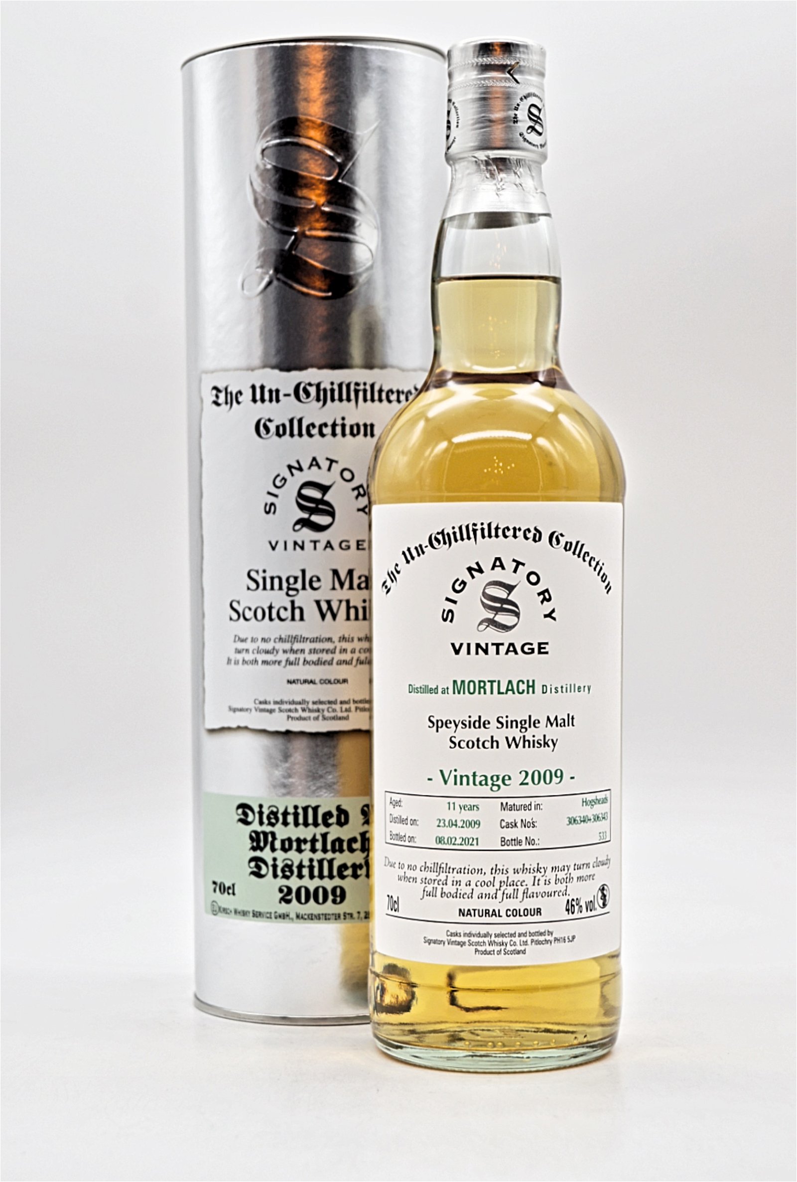 Signatory Vintage The Un-Chillfiltered Collection 11 Jahre Mortlach Vintage 2009 Speyside Single Malt Scotch Whisky
