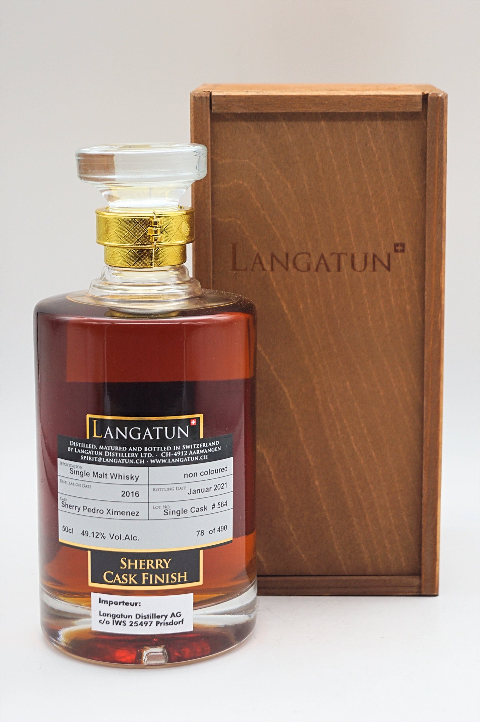 Langatun Sherry PX Cask Finish Single Malt Whisky