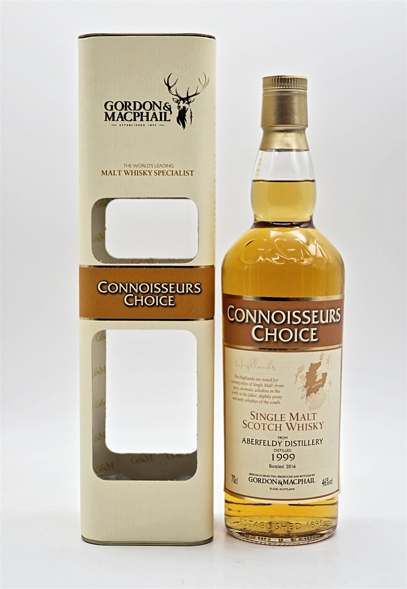 Gordon & Macphail Connoisseurs Choice Aberfeldy Distillery 1999/ 2016 Single Malt Scotch Whisky