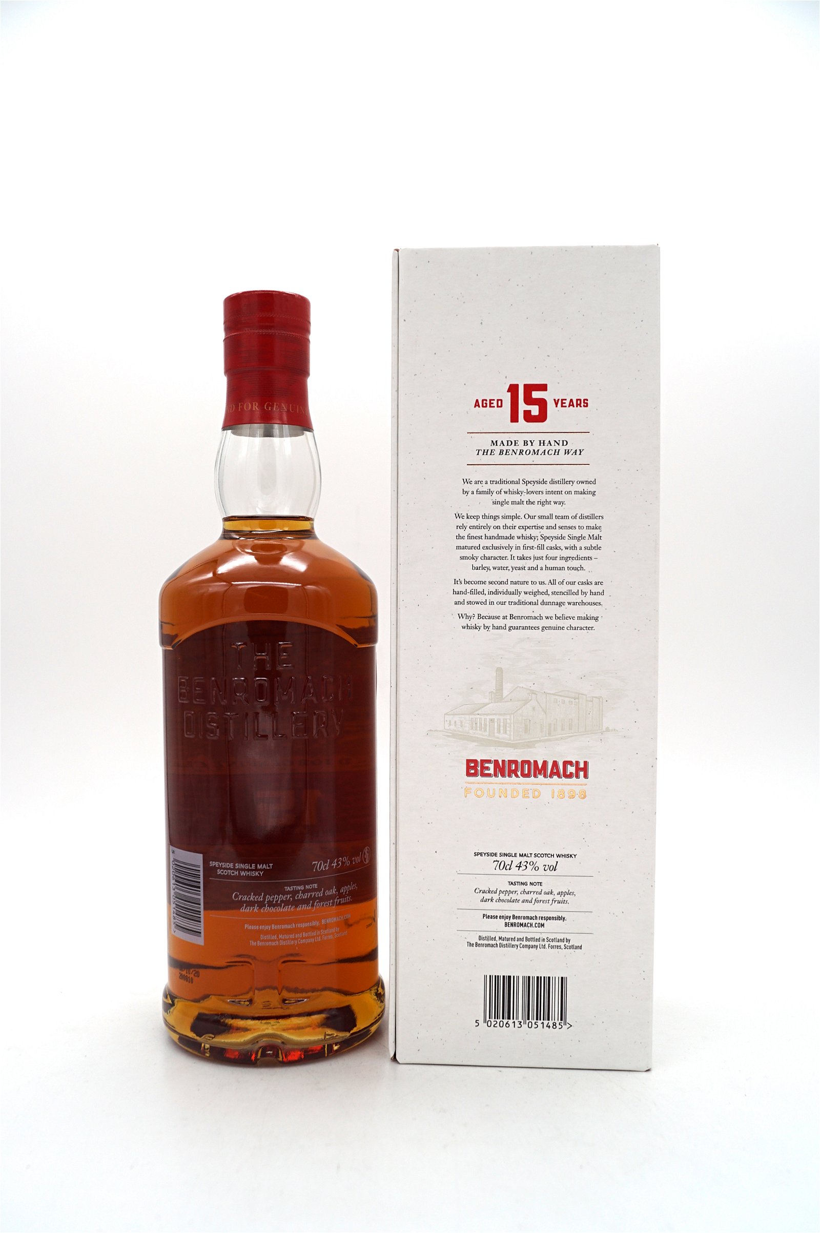 Benromach 15 Jahre Speyside Single Malt Scotch Whisky