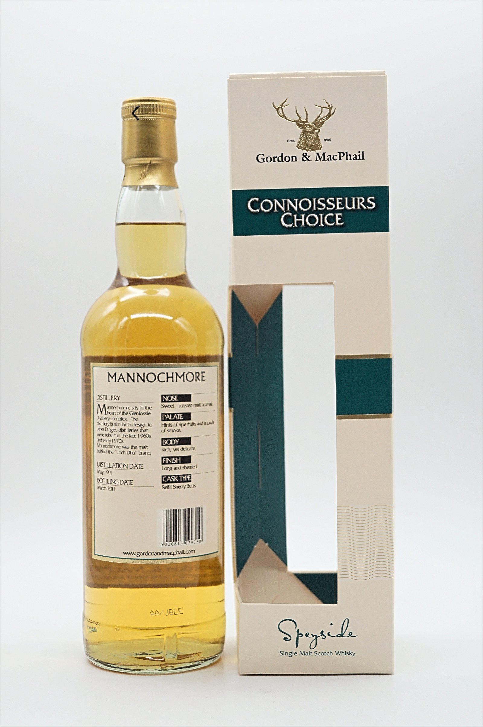 Gordon & Macphail Connoisseurs Choice Mannochmore 20 Jahre 1991/2011