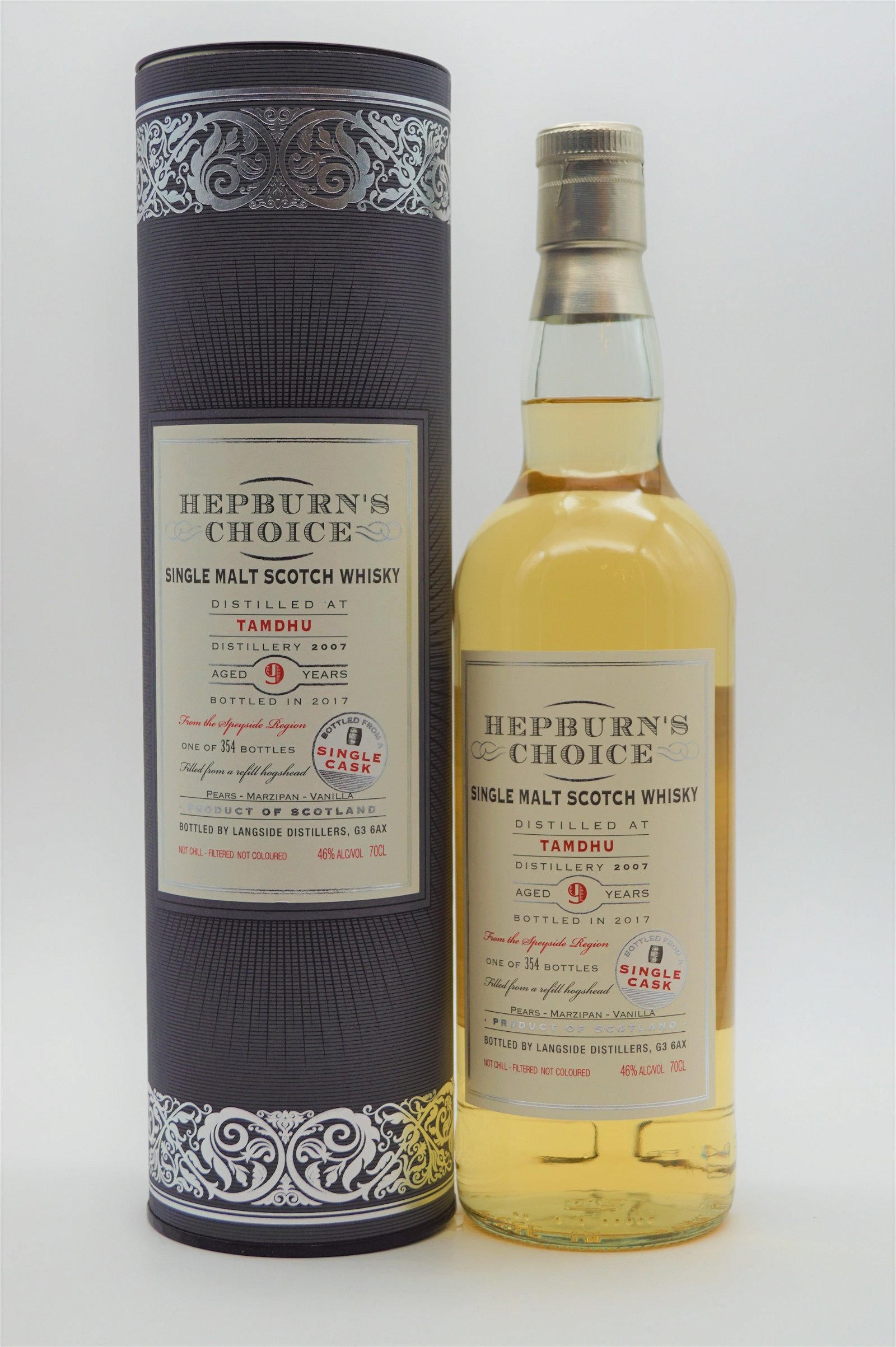 Hepburns Choice Tamdhu 9 Jahre 2007/2017 - 354 Fl. Single Malt Scotch