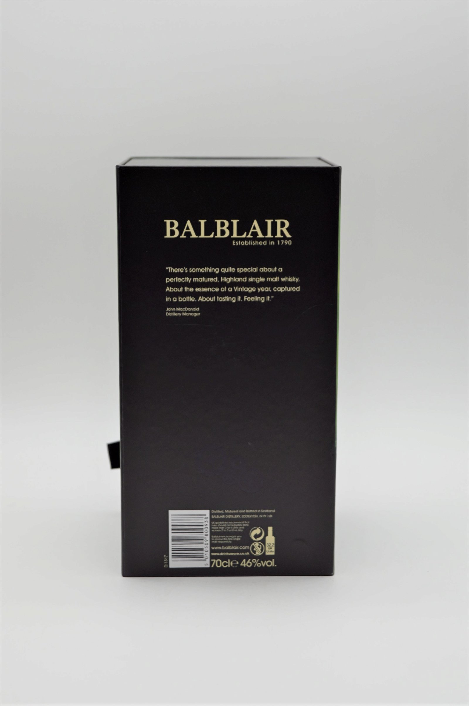Balblair 1999 Highland Single Malt Scotch Whisky