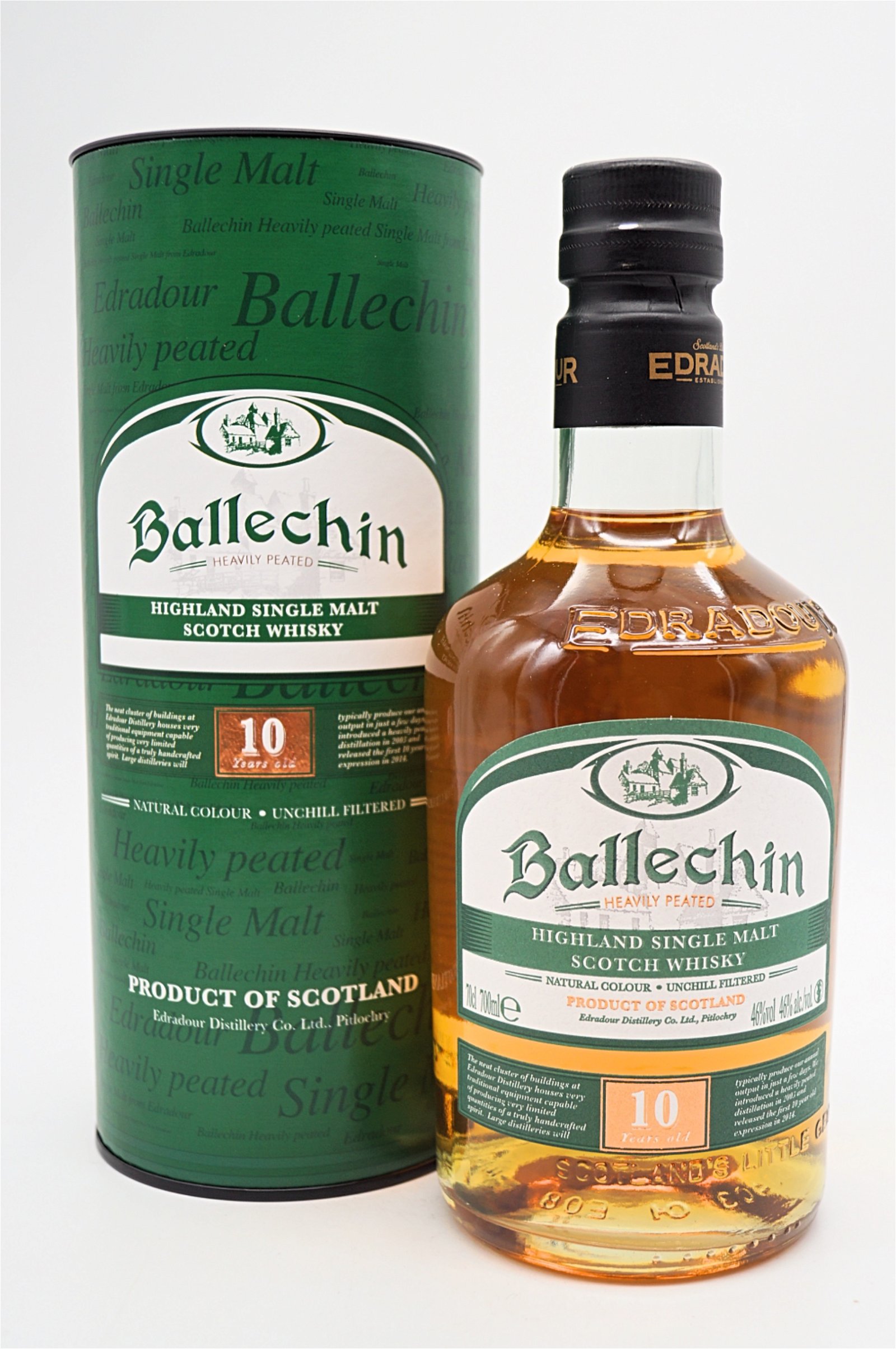 Ballechin 10 Jahre Heavily Peated Highland Single Malt Scotch Whisky