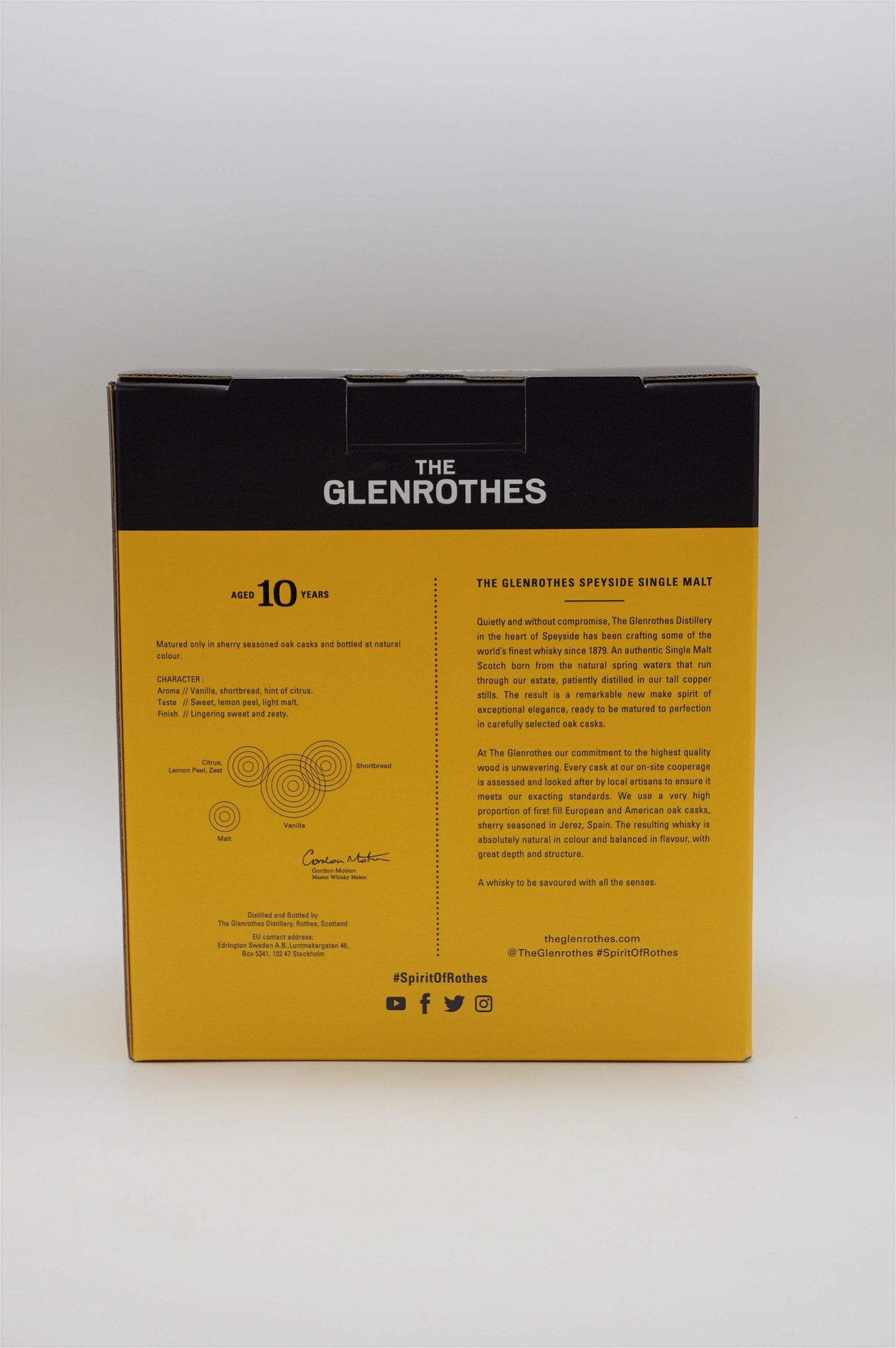 The Glenrothes 10 Jahre Single Malt Scotch Whisky inkl. zwei Tumbler