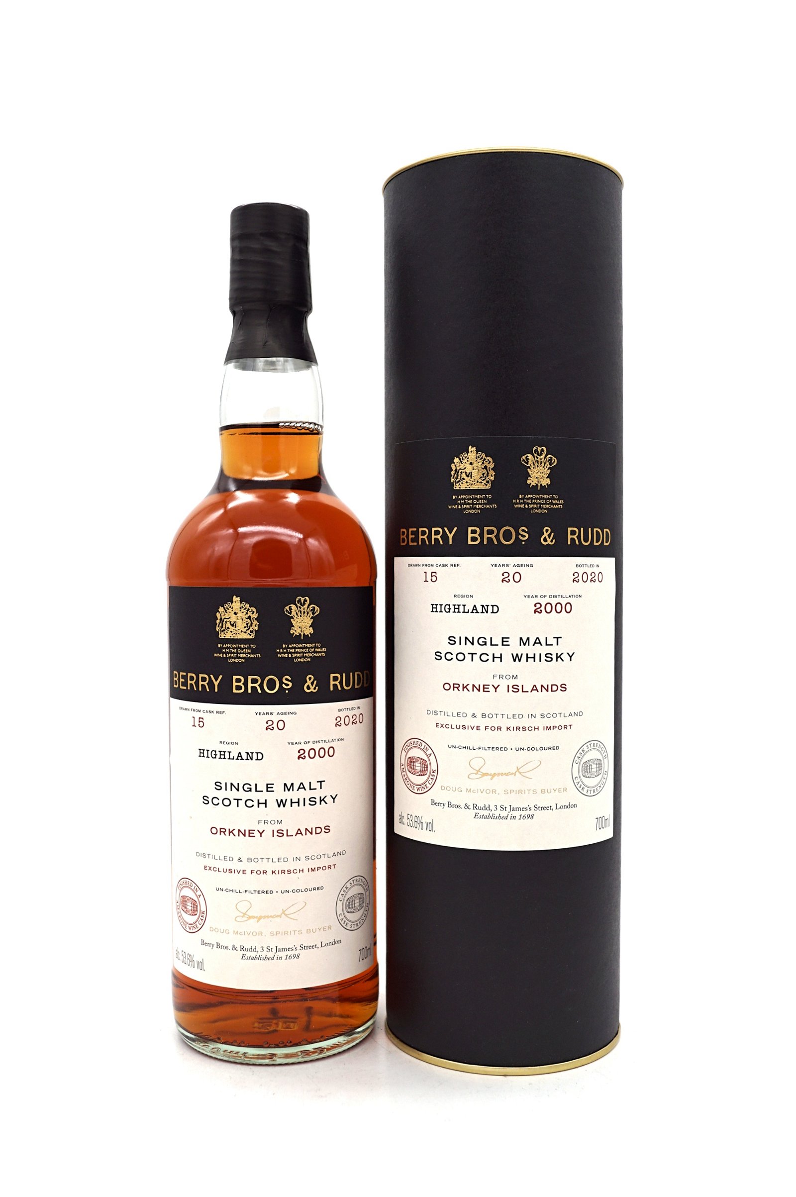 Berry Bros & Rudd 20 Jahre Orkney Islands 2000/2020 Wine Cask Finish #15 Highland Single Malt Scotch Whisky