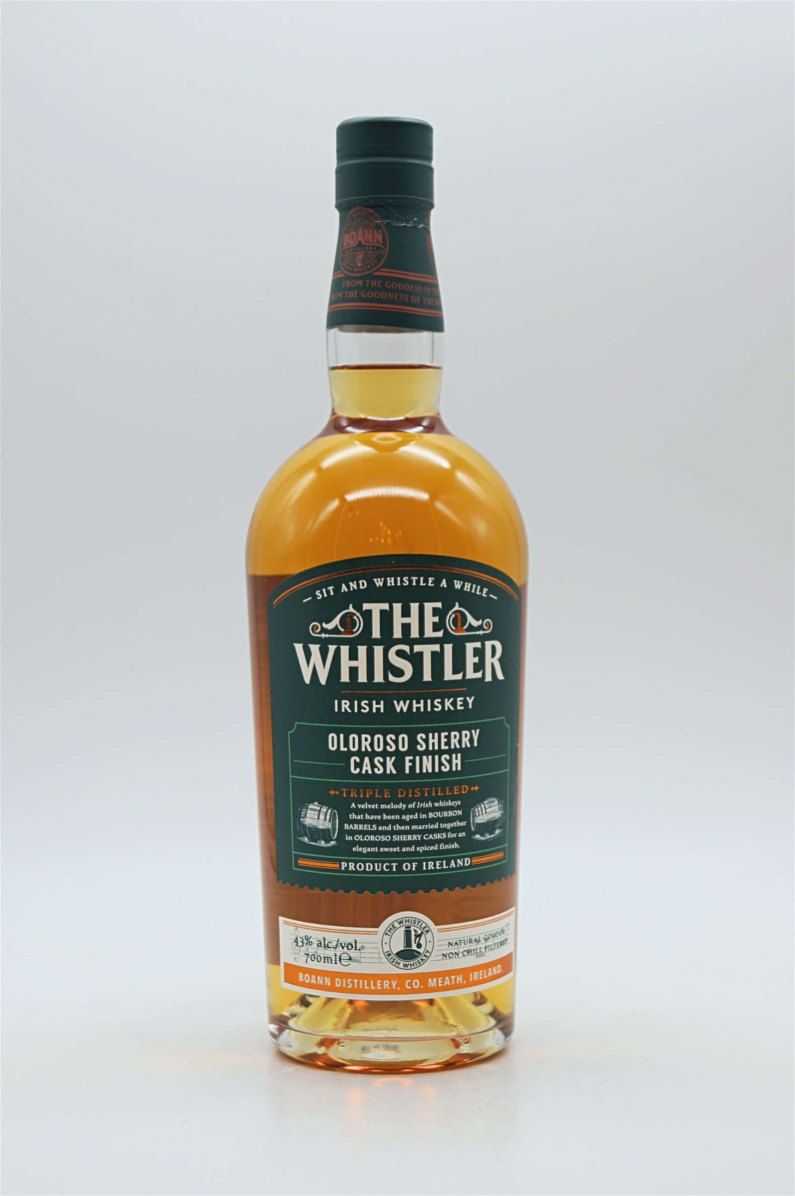 The Whistler Oloroso Sherry Cask Finish Blended Irish Whiskey