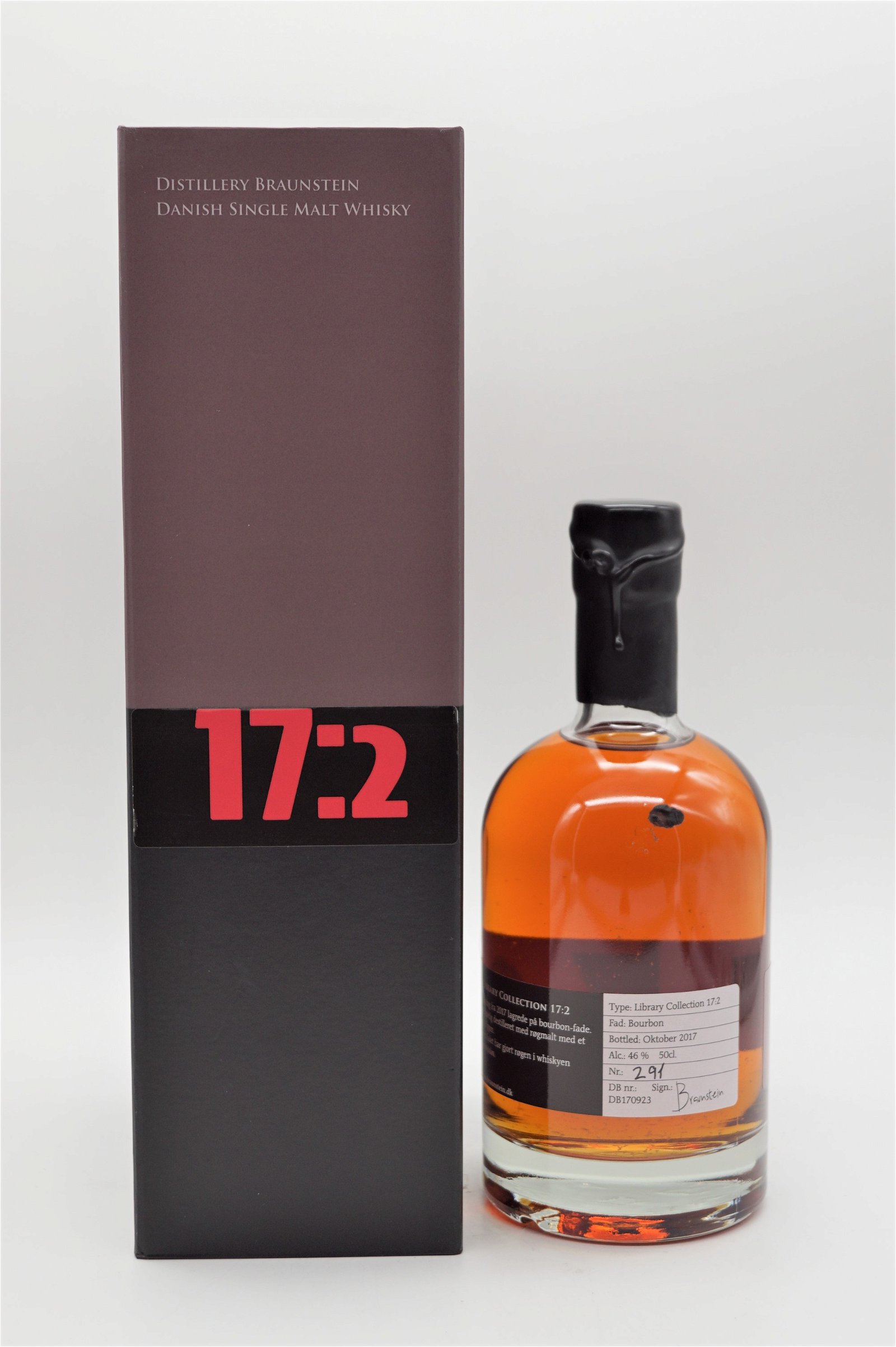 Braunstein Libary Collection 17:2 Dansk Single Malt Whisky