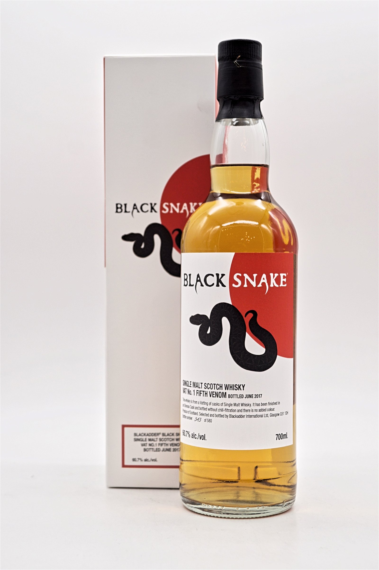 Blackadder Black Snake VAT No 1 Fifth Venom Single Malt Scotch Whisky