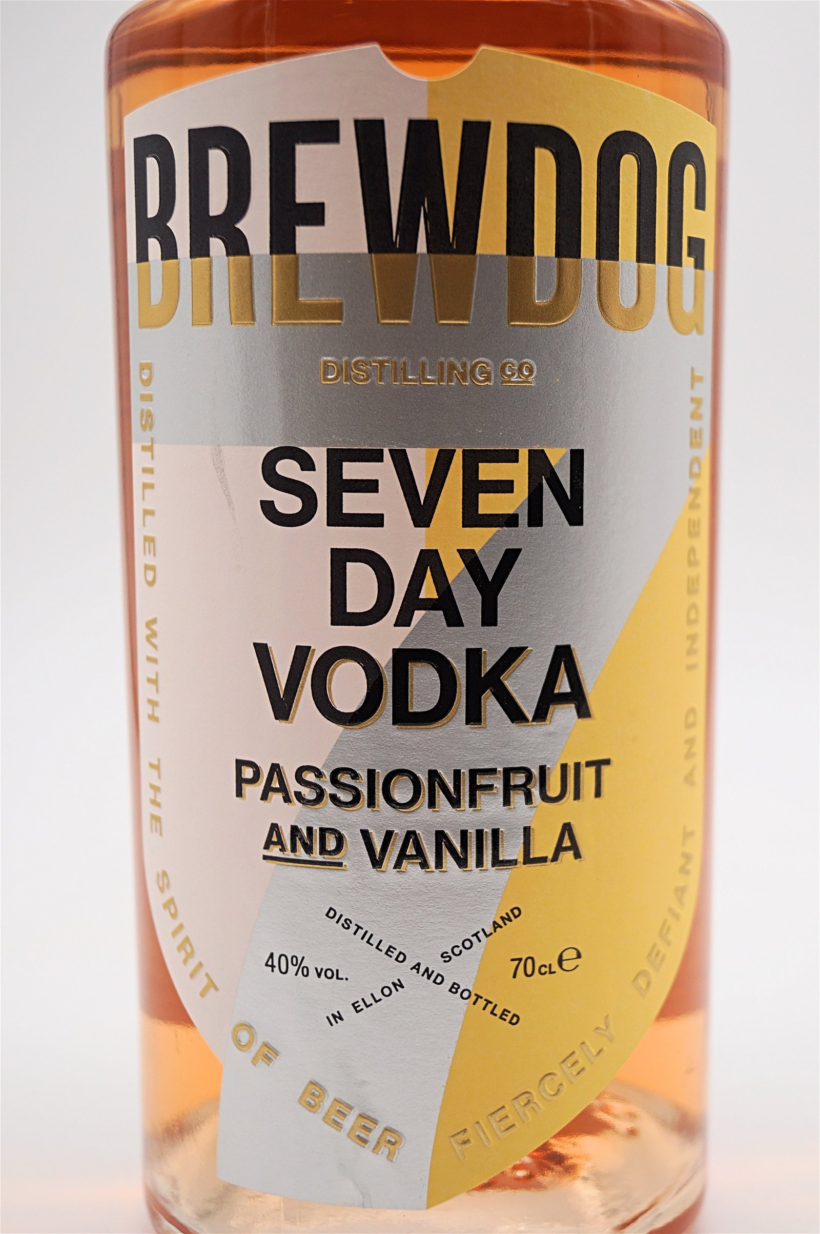 BrewDog Distilling Co. Seven Day Vodka Passionfruit and Vanilla