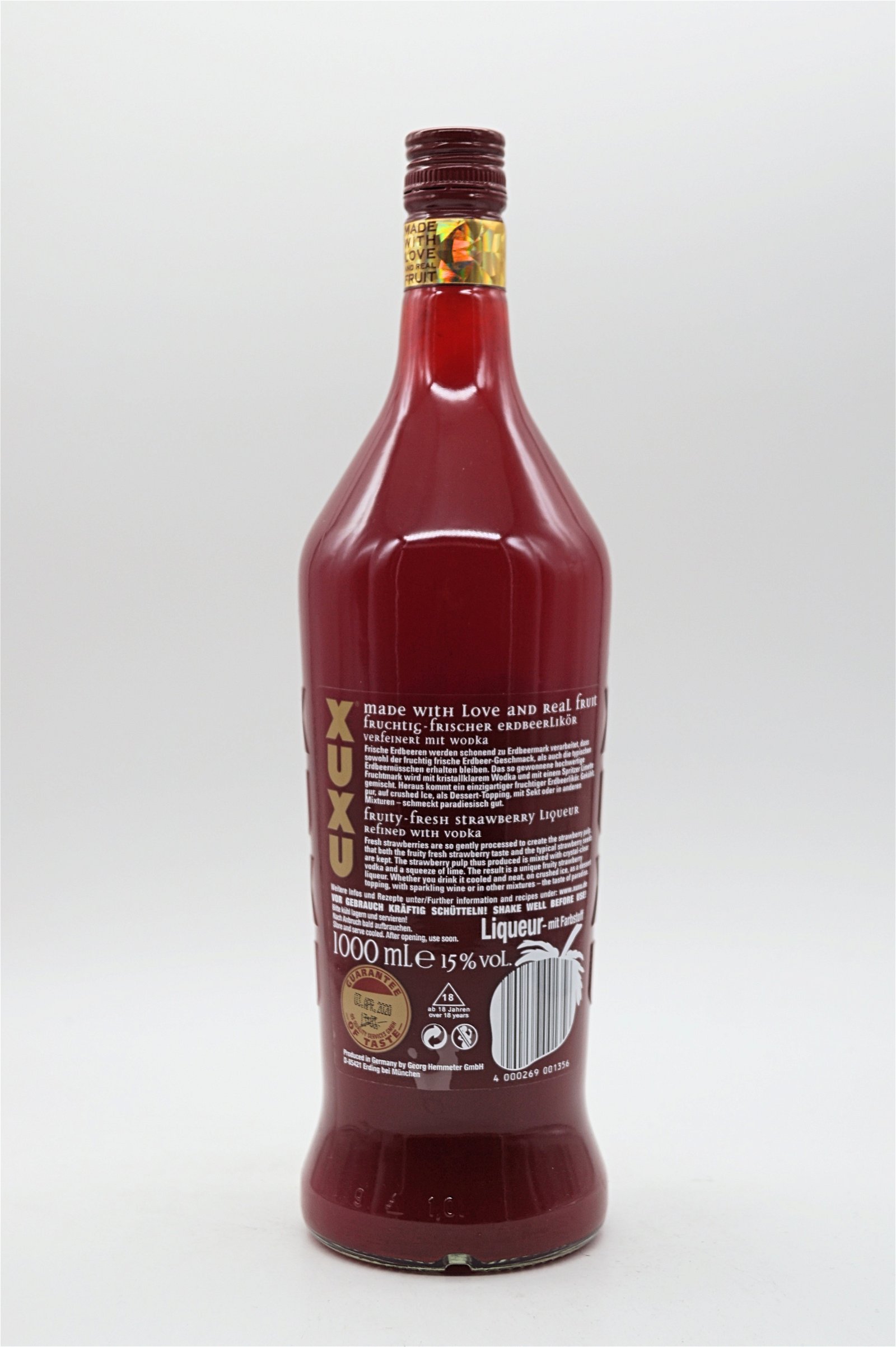 XUXU Strawberry Vodka 1L