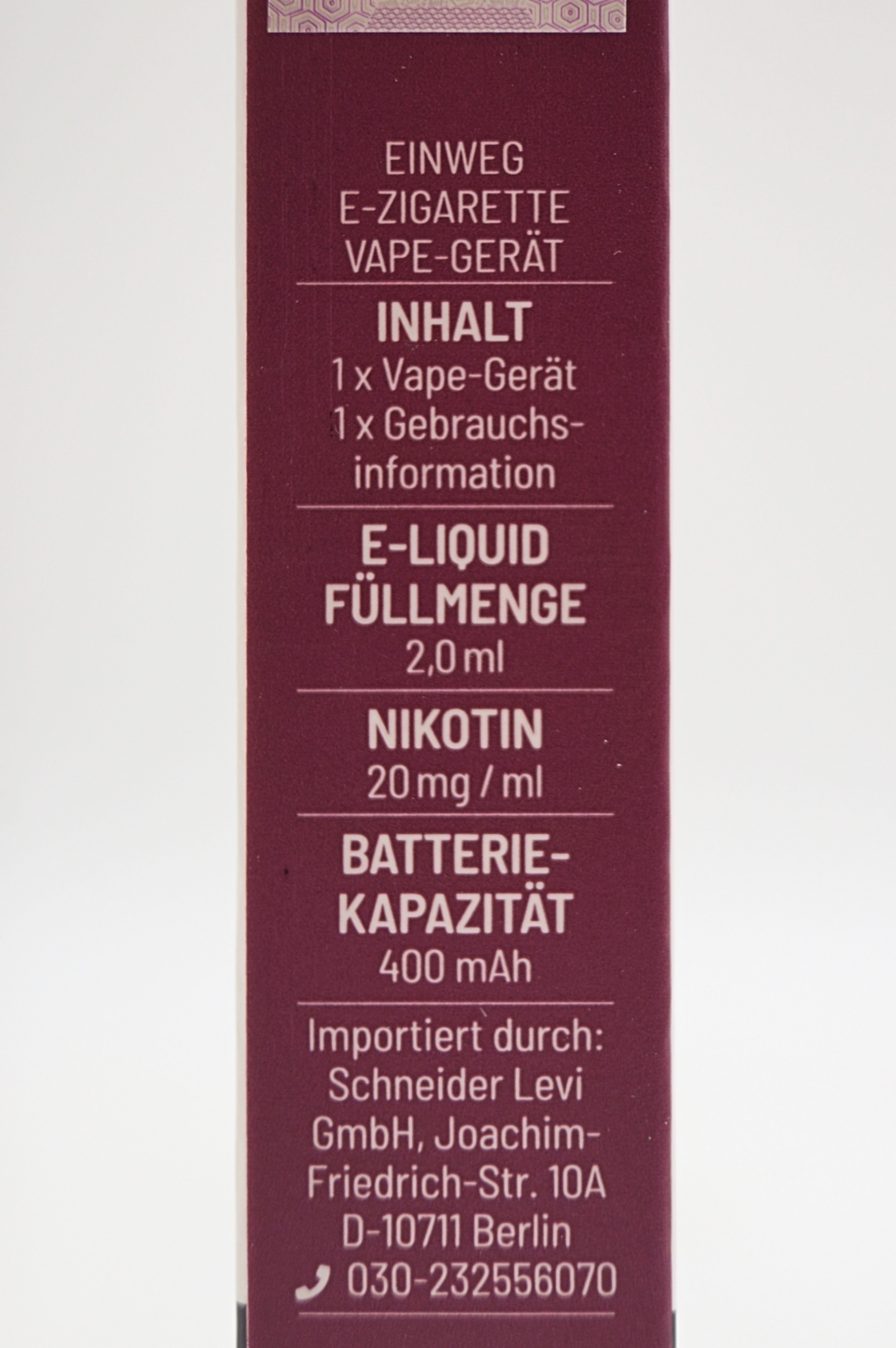 E-Zigarette Grape
