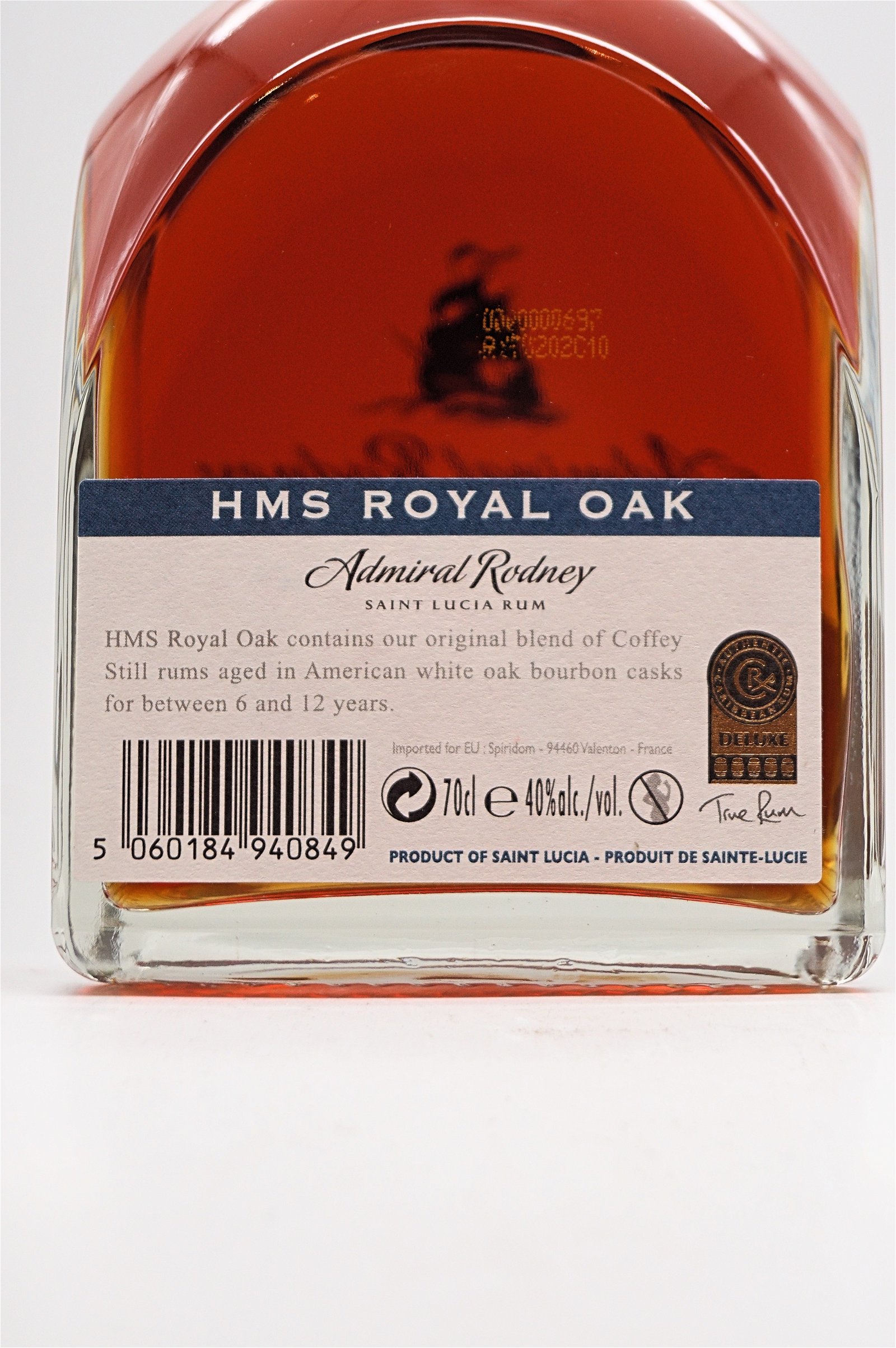 Admiral Rodney HMS Royal Oak Rum