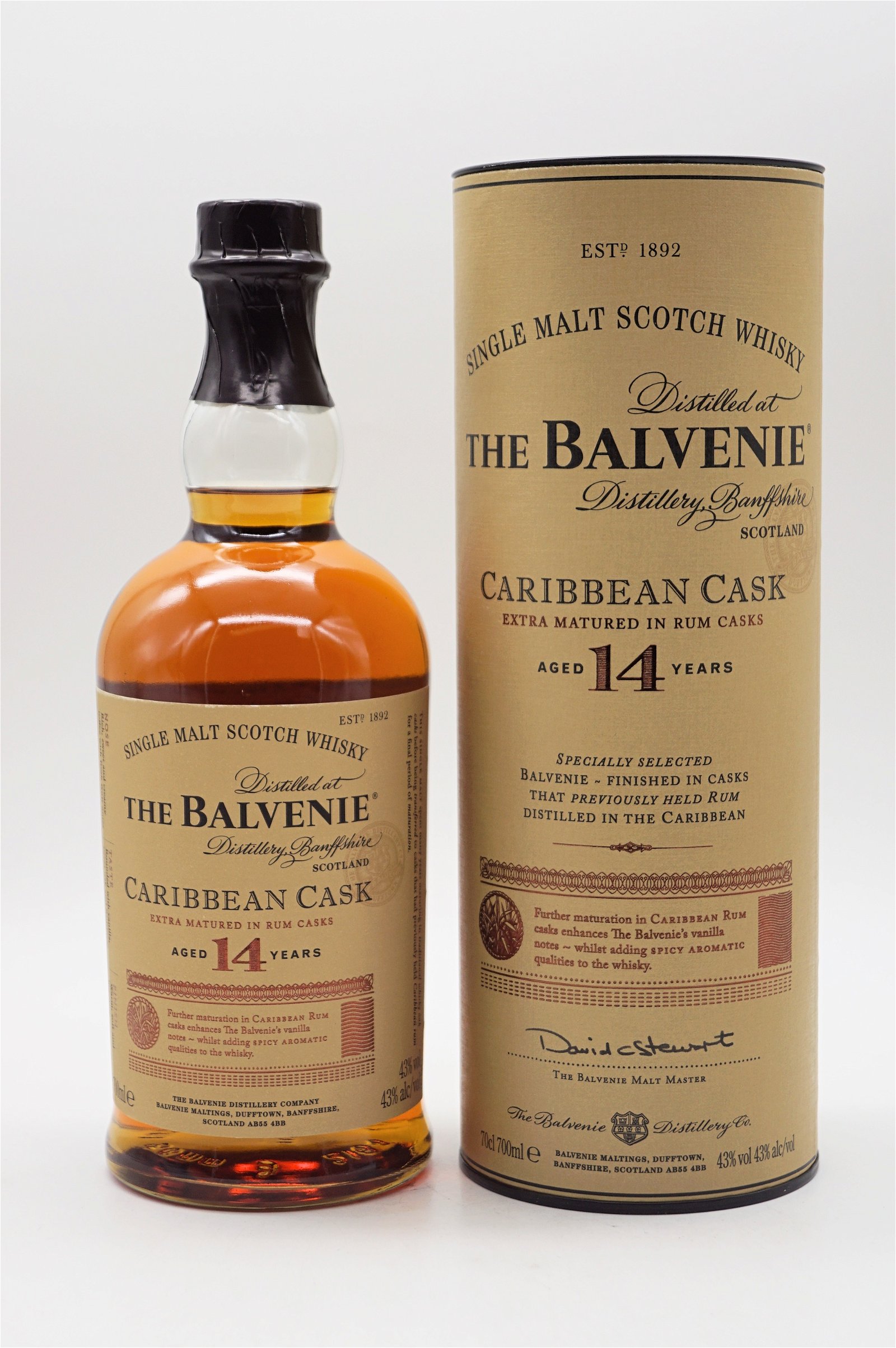 The Balvenie 14 Jahre Caribbean Cask Single Malt Scotch