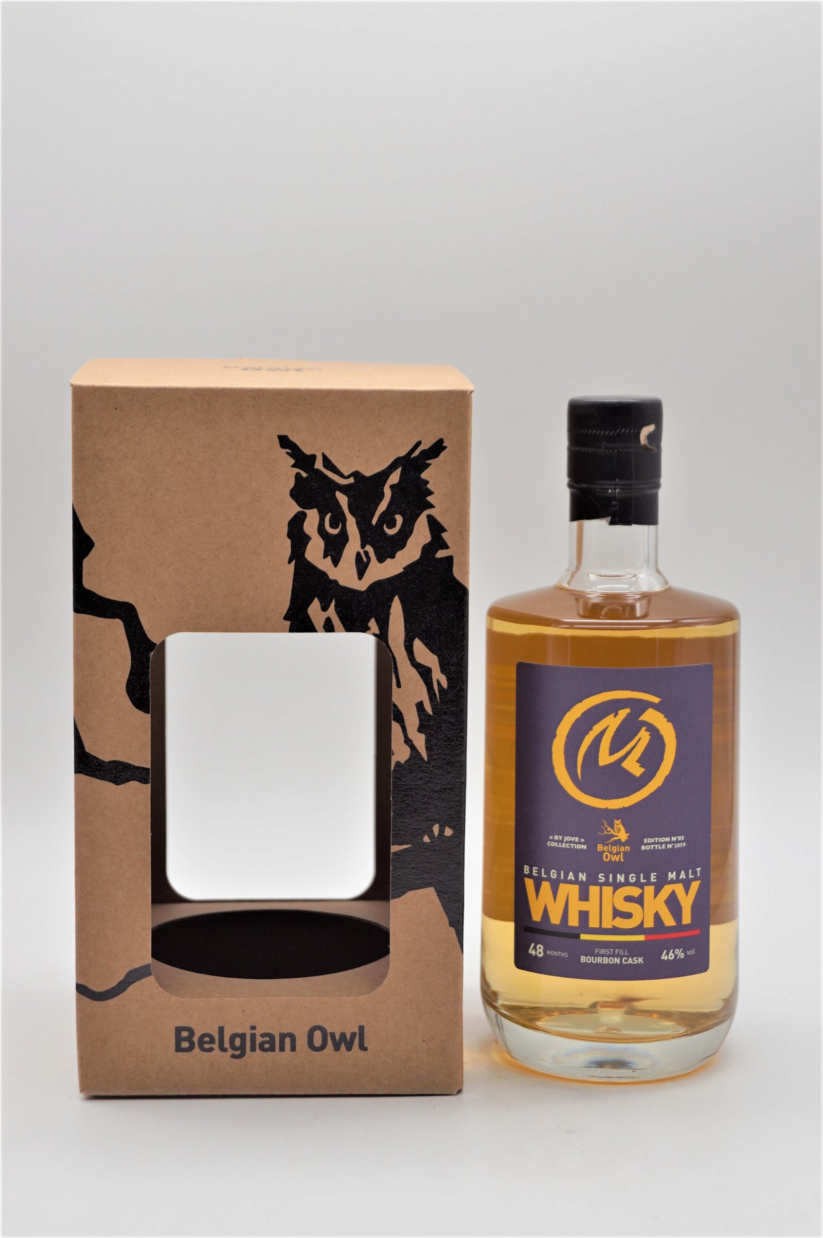 Belgian Owl Belgian Single Malt Whisky by Jove Edition No 3