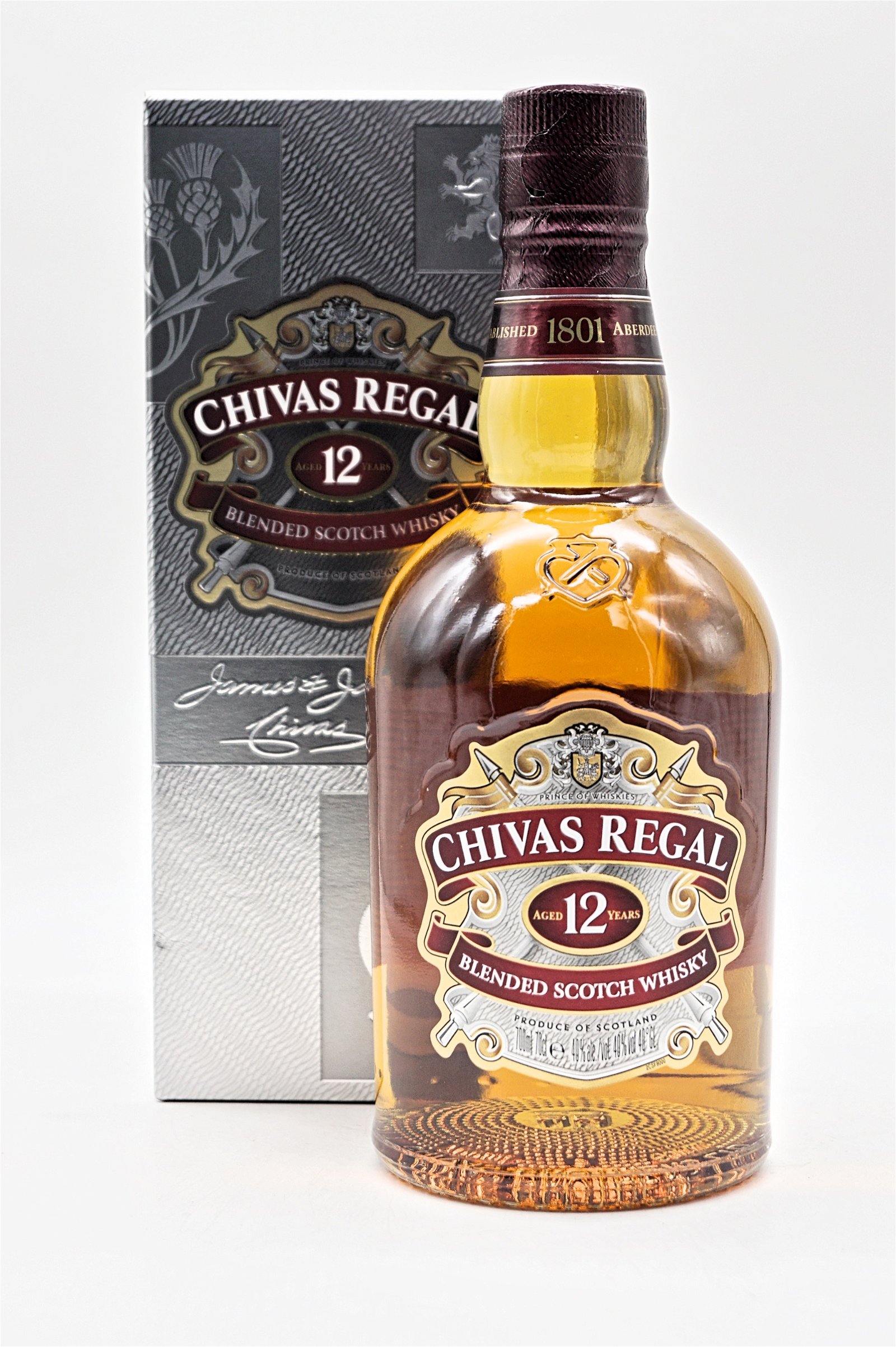 Chivas Regal 12 Jahre Blended Scotch Whisky in Geschenkverpackung