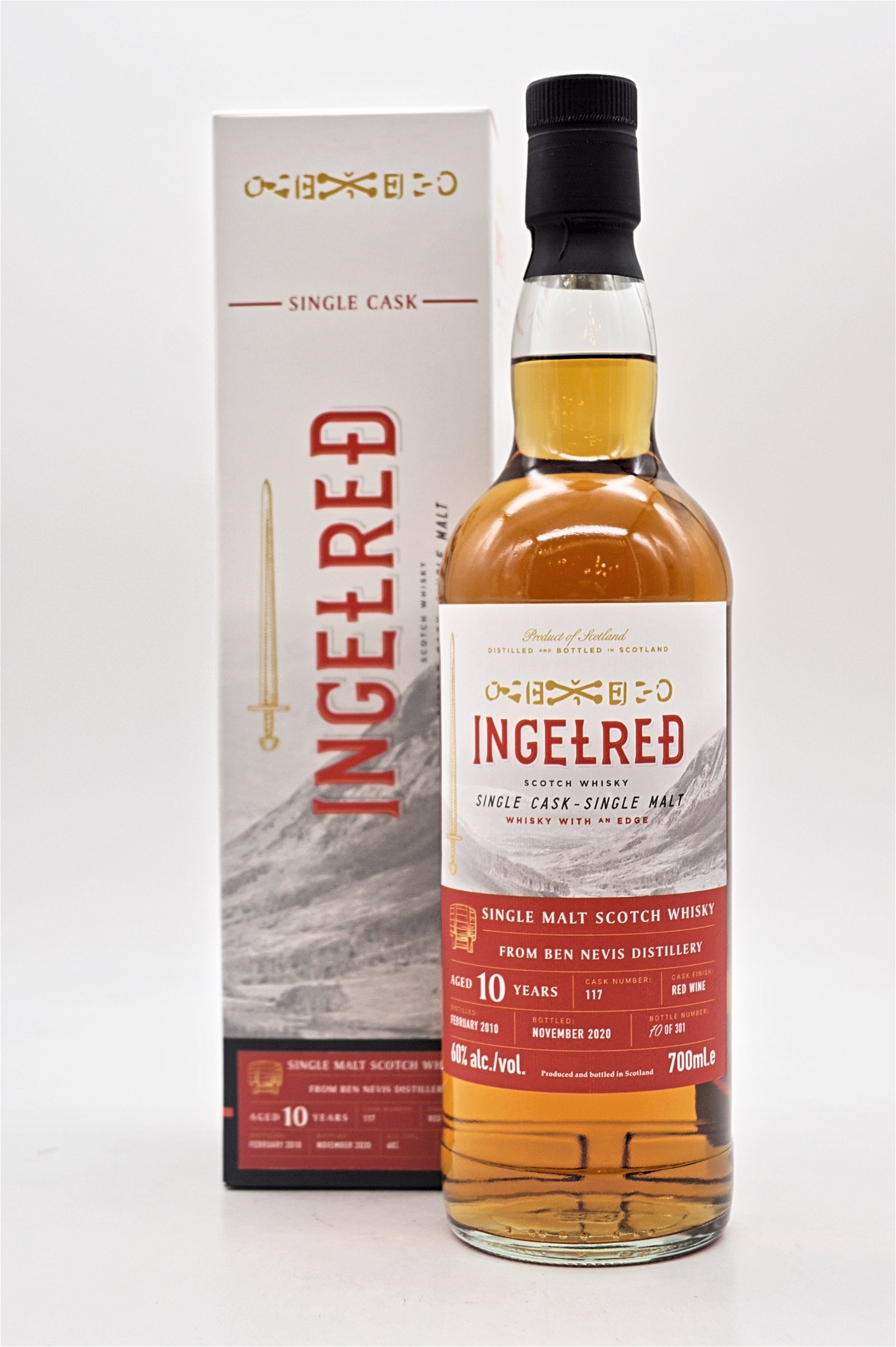 Blackadder Ingelred 10 Jahre Ben Nevis Red Wine Cask Finish Single Malt Scotch Whisky