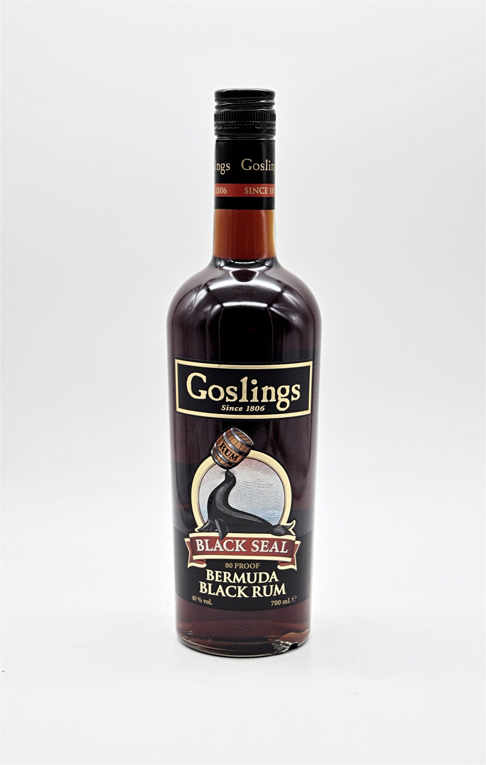 Goslings Black Seal Bermuda Black Rum 80 Proof