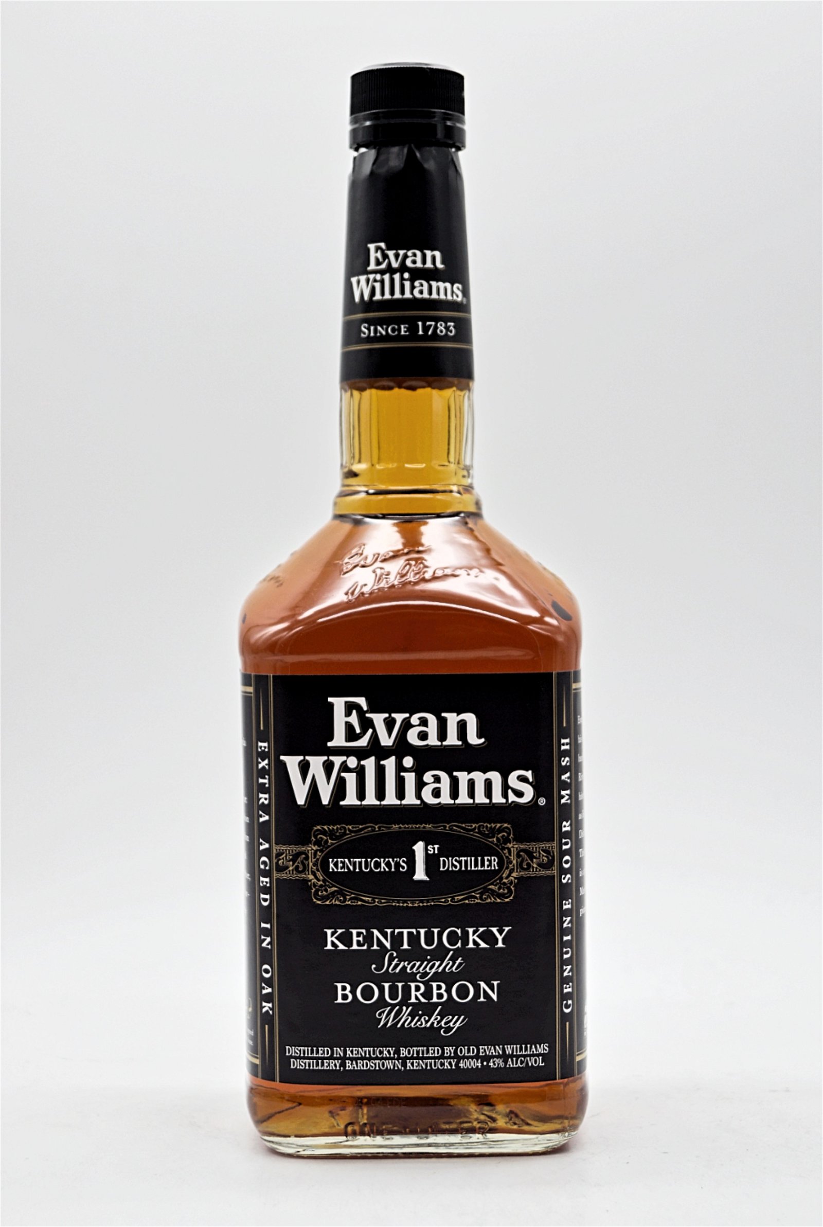 Evan Williams Black Kentucky Straight Bourbon Whiskey 1L