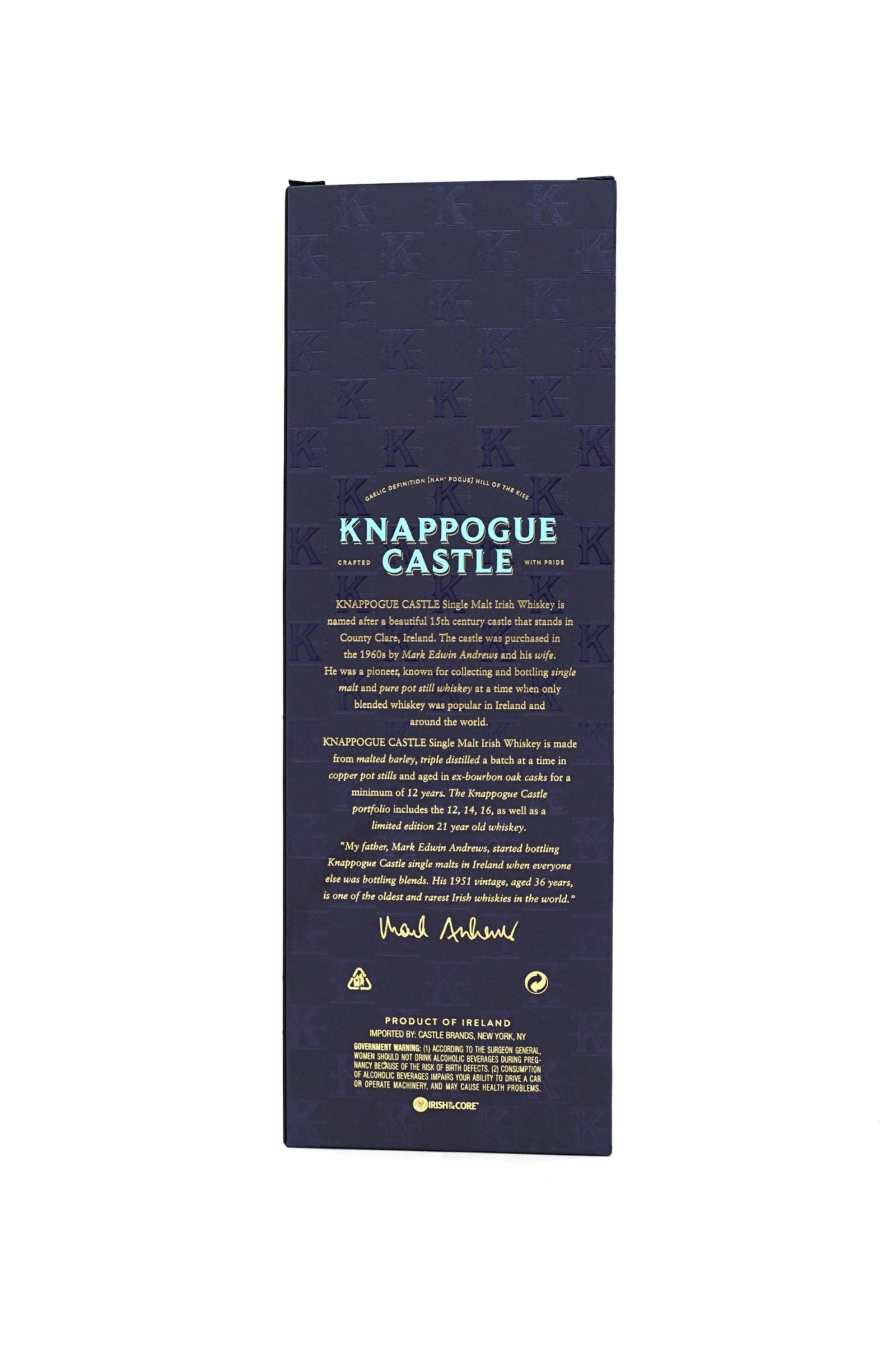 Knappogue Castle 12 Jahre Cask Finish Series Marsala Cask Single Malt Irish Whiskey 