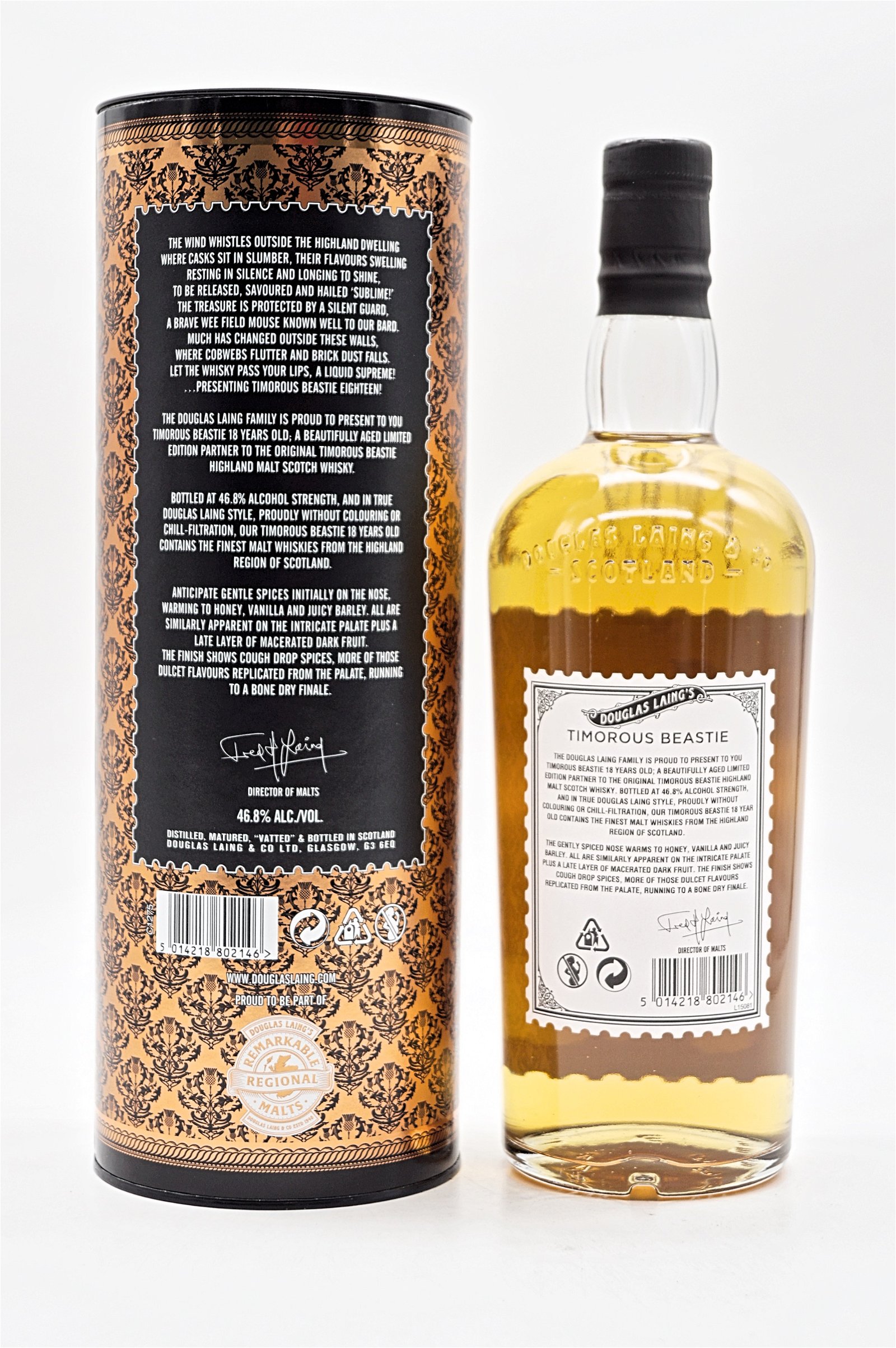 Timorous Beastie 18 Jahre Limited Edition Highland Blended Malt Scotch Whisky