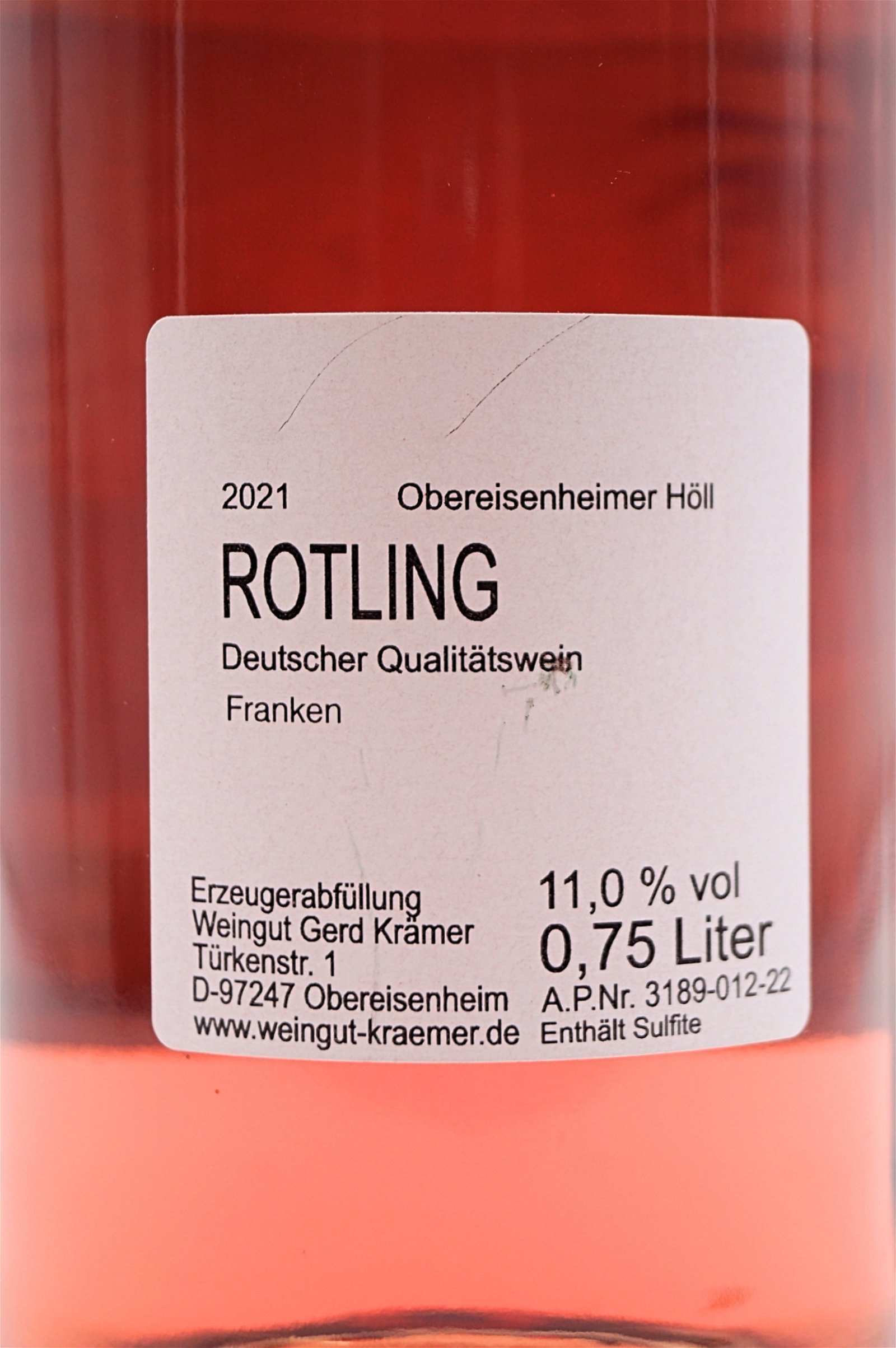 Weingut Krämer ROTLING Happiness 2021