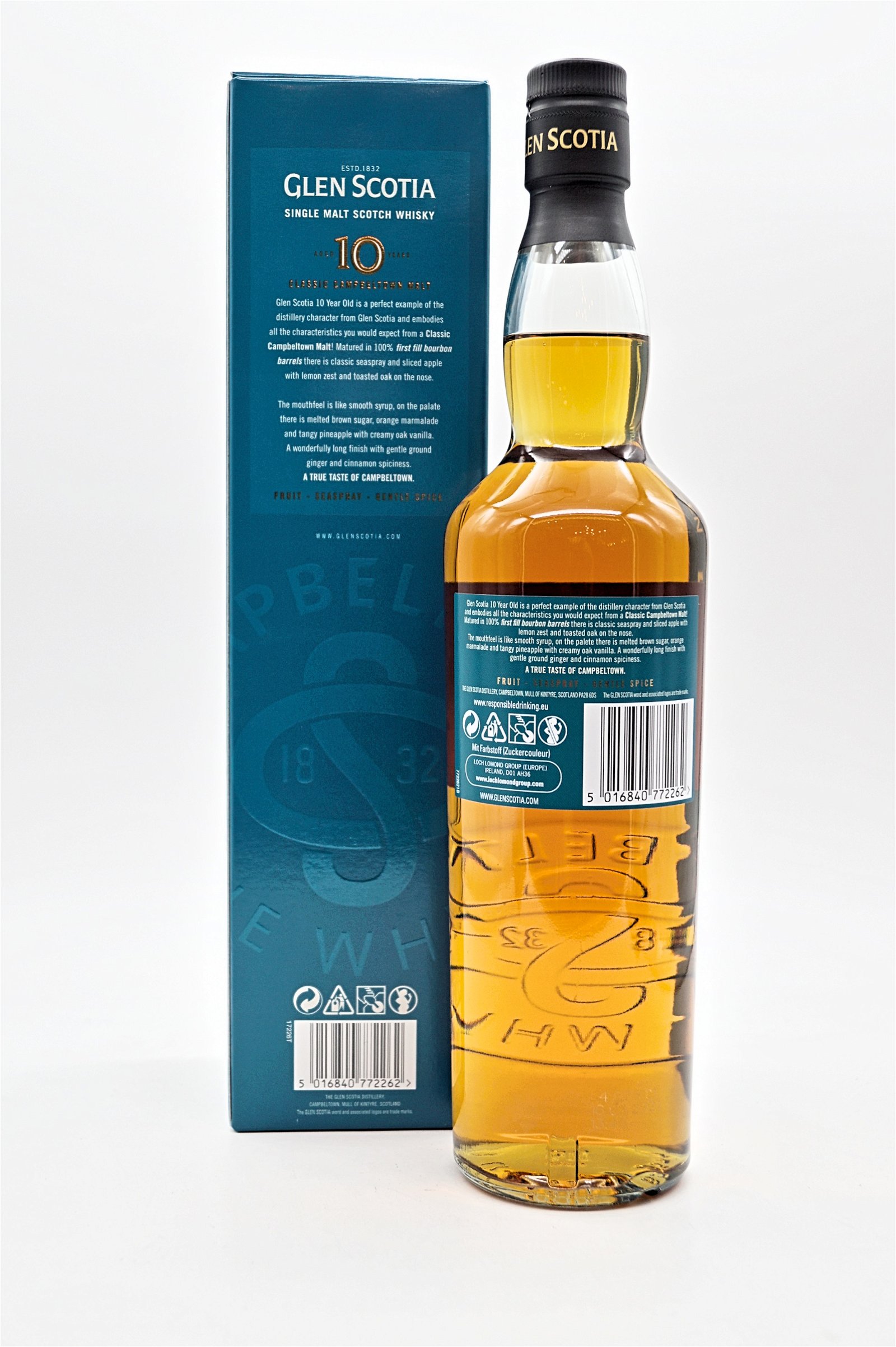 Glen Scotia 10 Jahre Classic Campbeltown Single Malt Scotch Whisky