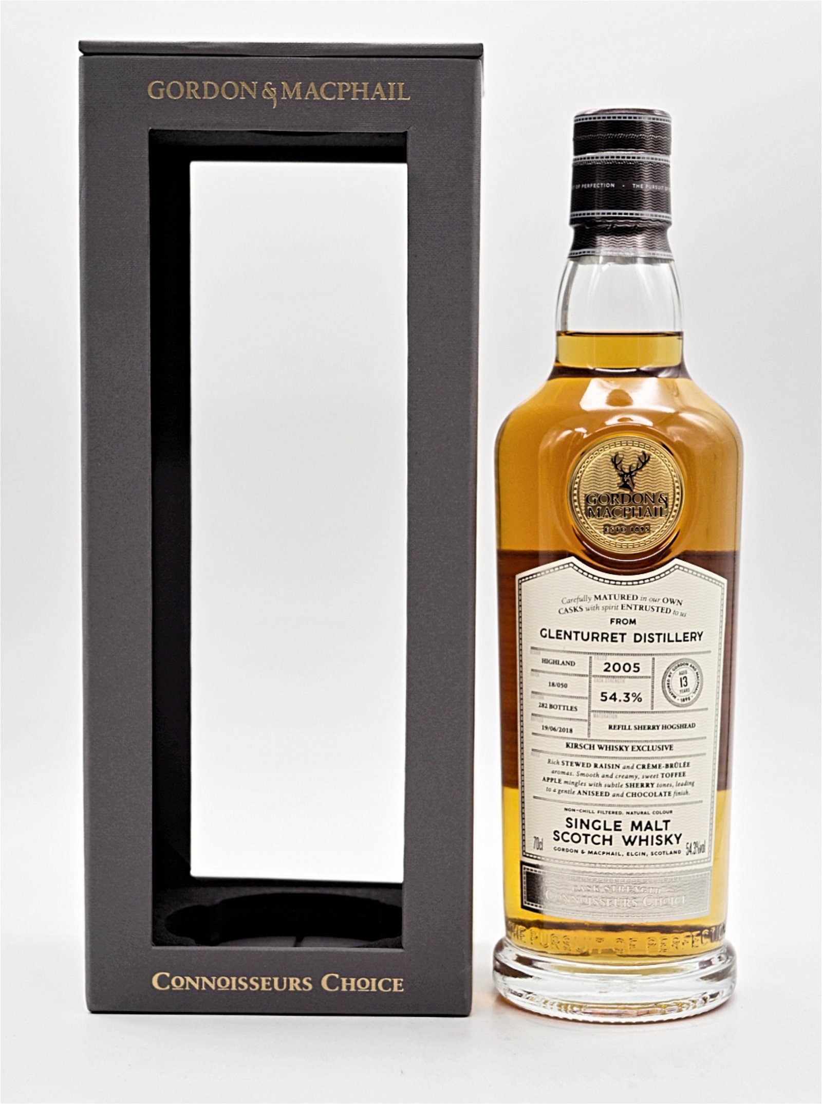 Gordon & Macphail Connoisseurs Choice Glenturret Distillery 2005/2018 Cask Strength Highland Single Malt Scotch Whisky