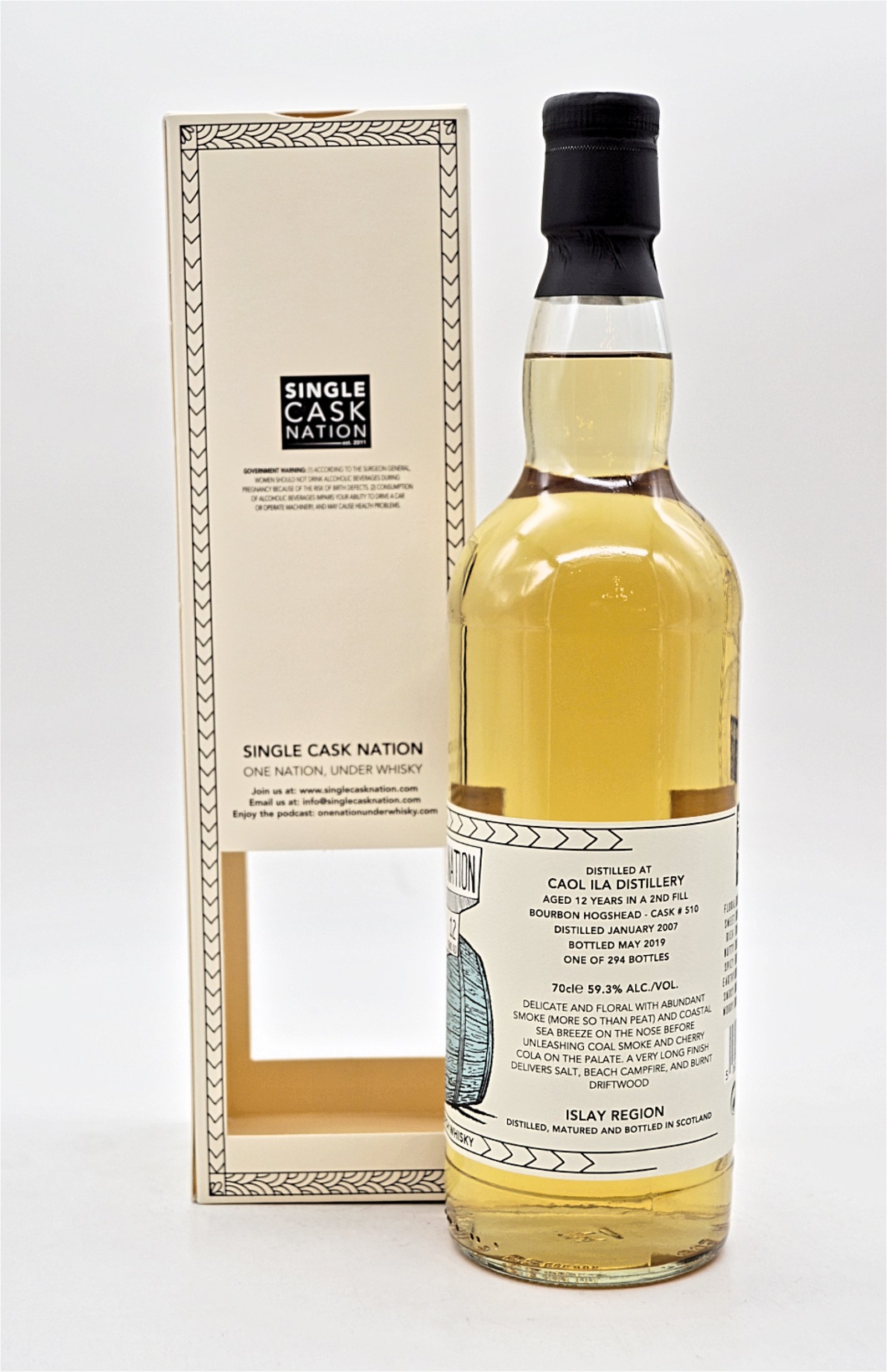 Single Cask Nation 10 Jahre Glen Elgin Cask #801386 Single Malt Scotch Whisky