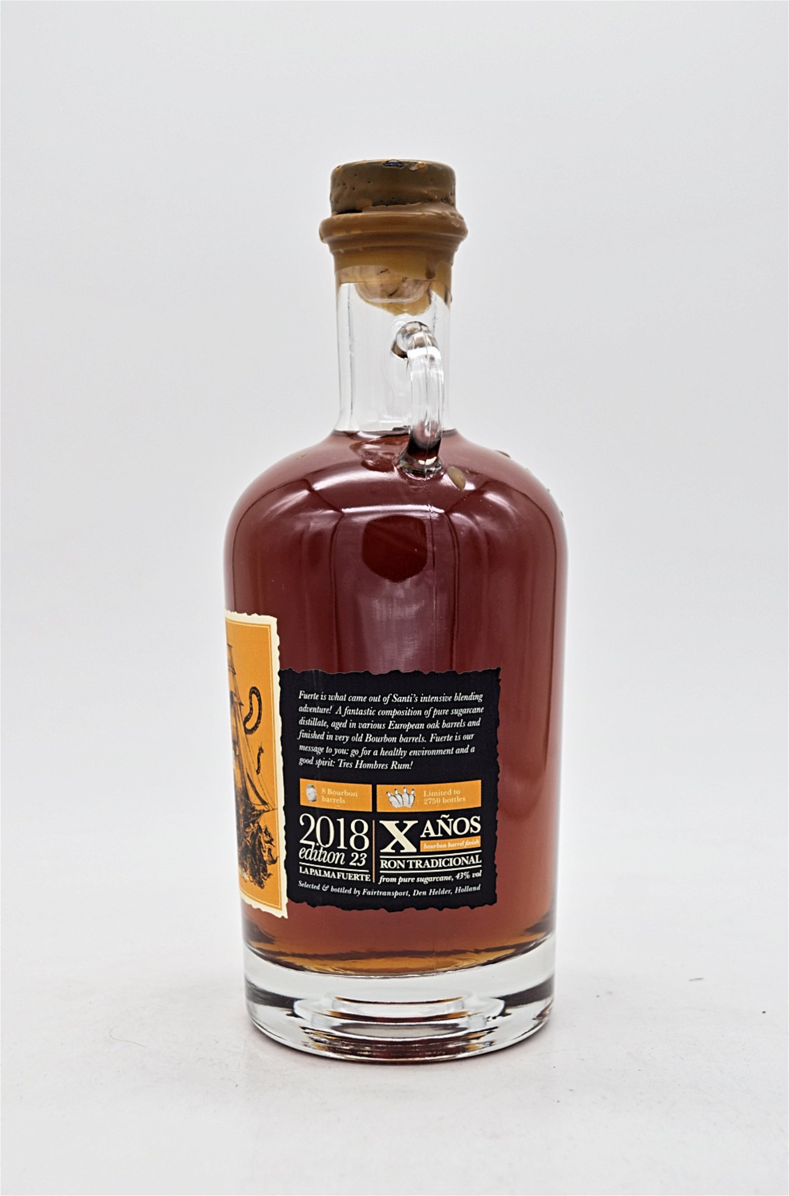 Tres Hombres X Jahre 2018 Edition 23 La Palma Fuerte Bourbon Barrel Finish Rum