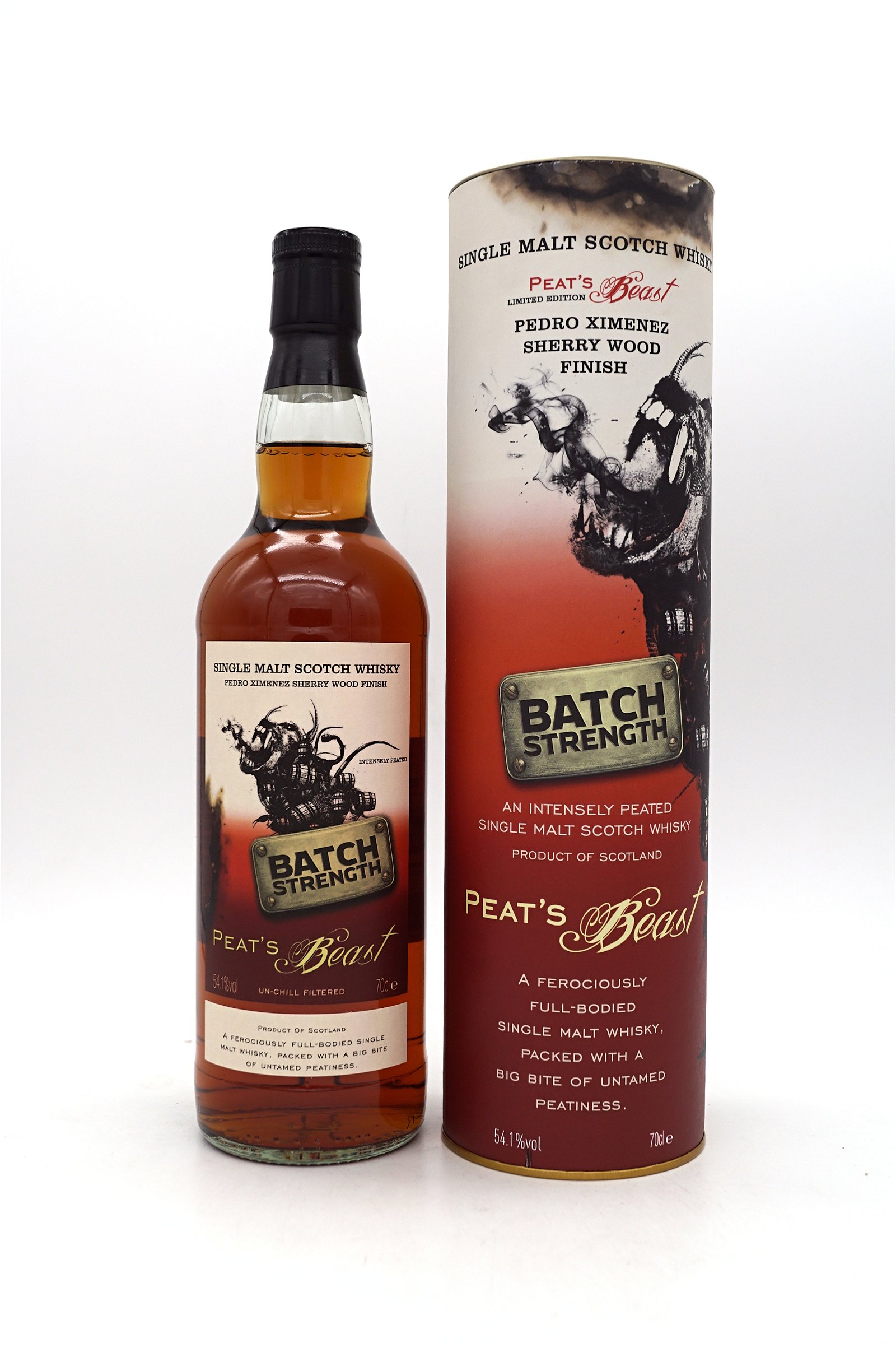 Peats Beast Batch Strength Pedro Ximenez Finish Limited Edition Single Malt Scotch Whisky