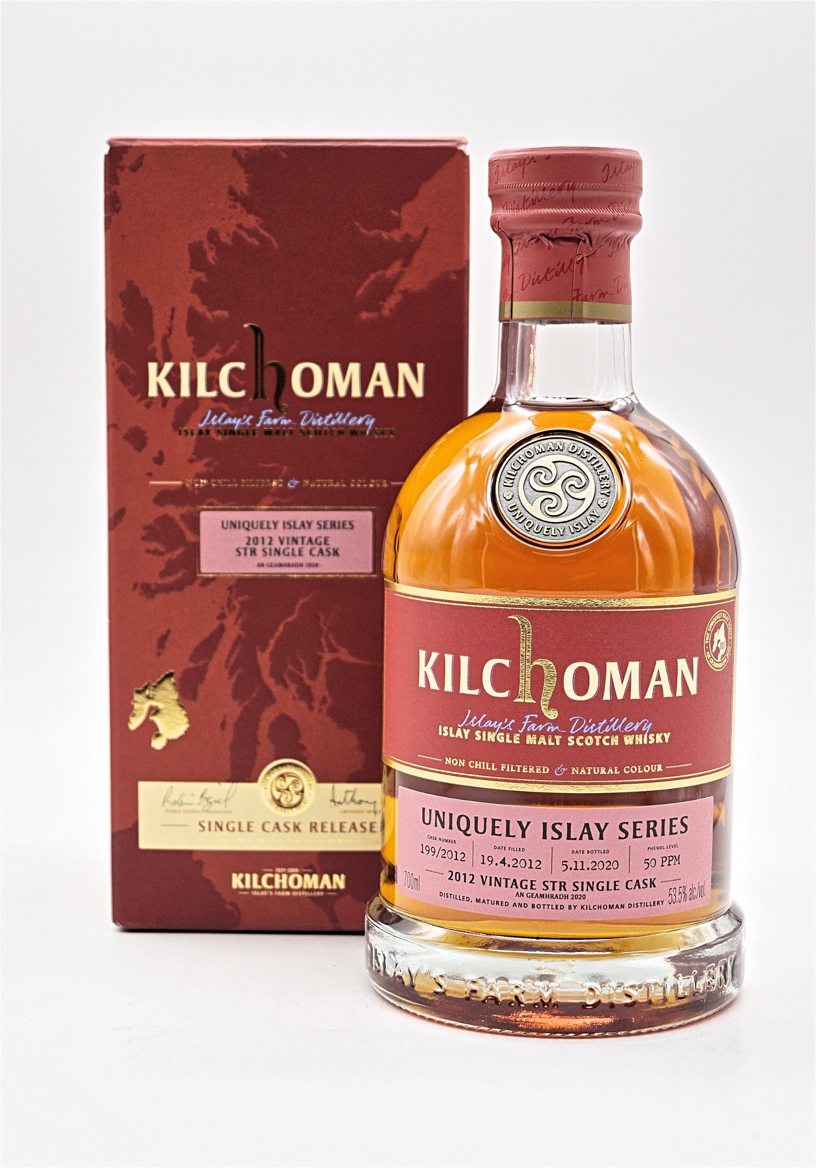 Kilchoman Uniquely Islay Series 2012 Vintage STR Single Cask Single Malt Scotch Whisky