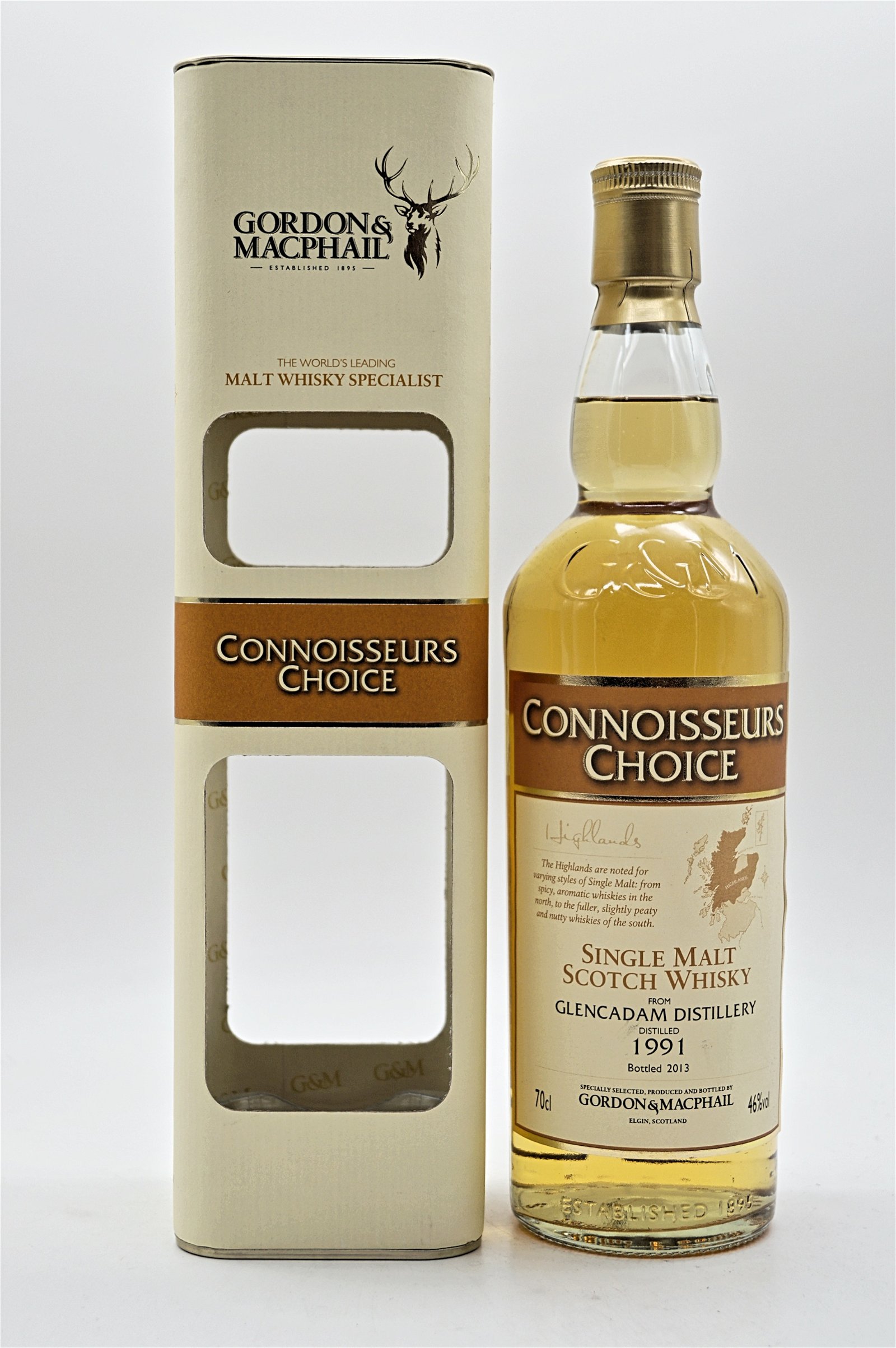 Gordon & Macphail Connoisseurs Choice Glencadam Distillery 1991/2013 Single Malt Scotch Whisky