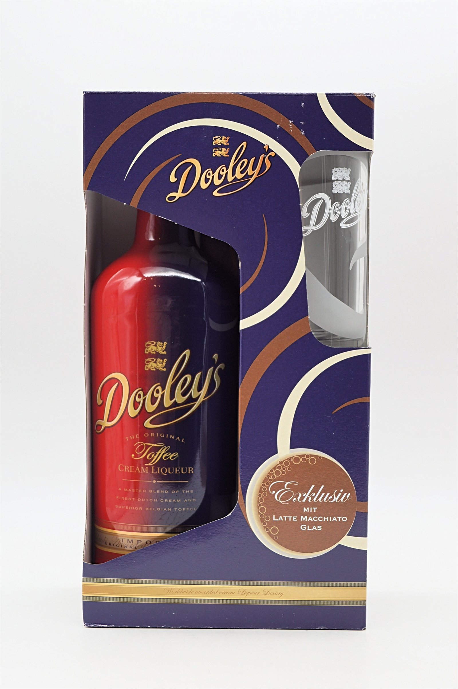 Dooleys The Original Toffee Cream Liqueur + 2 Gläser