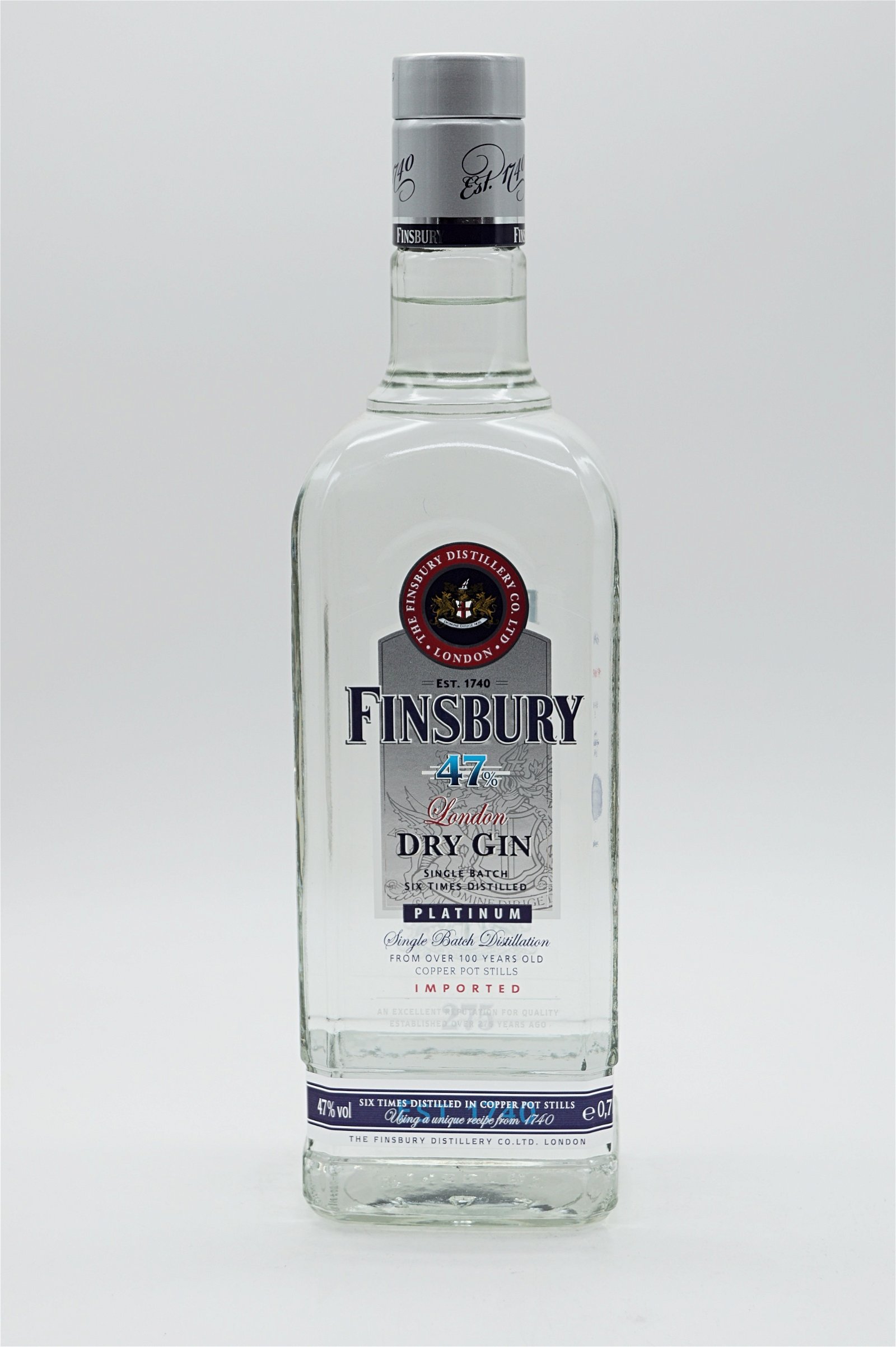 Finsbury London Dry Gin 47% Platinum