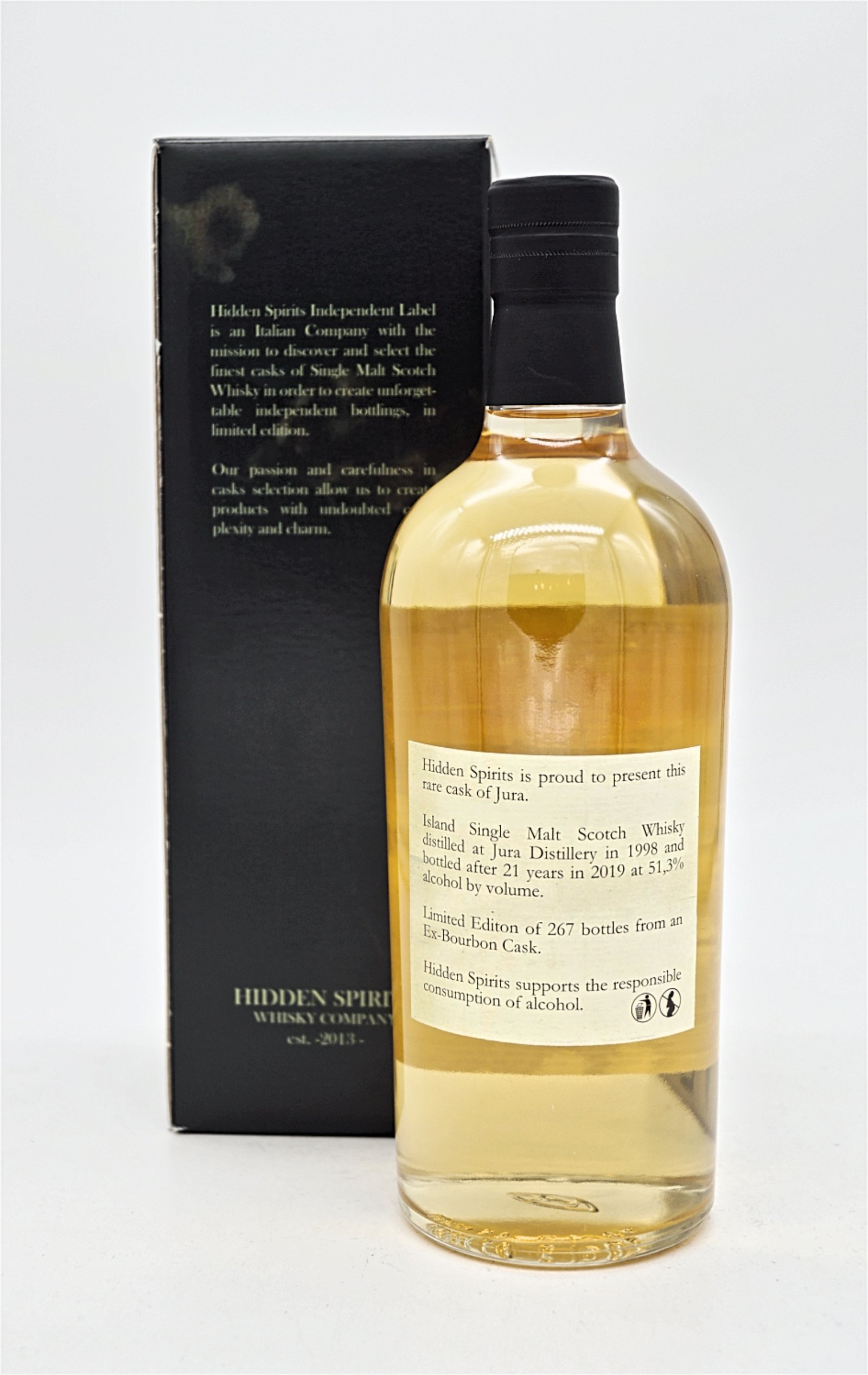 Hidden Spirits 21 Jura Distillery 1998/2019 Island Single Malt Scotch Whisky 