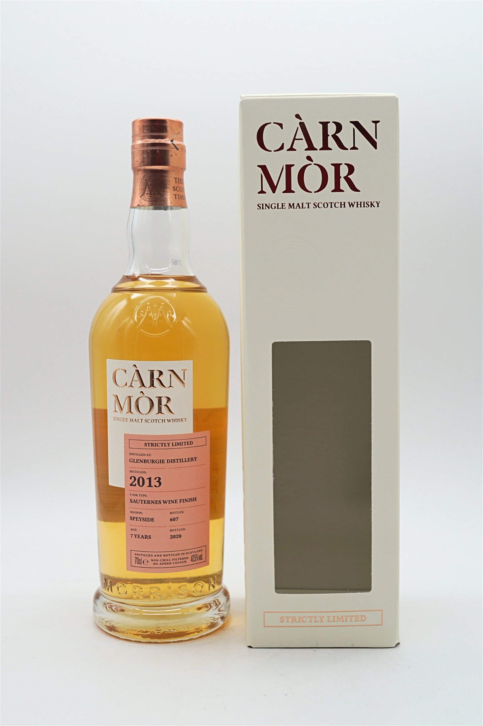 Carn Mor Glenburgie 2013 Sauternes Wine Finish Strictly Limited Single Malt Scotch Whisky