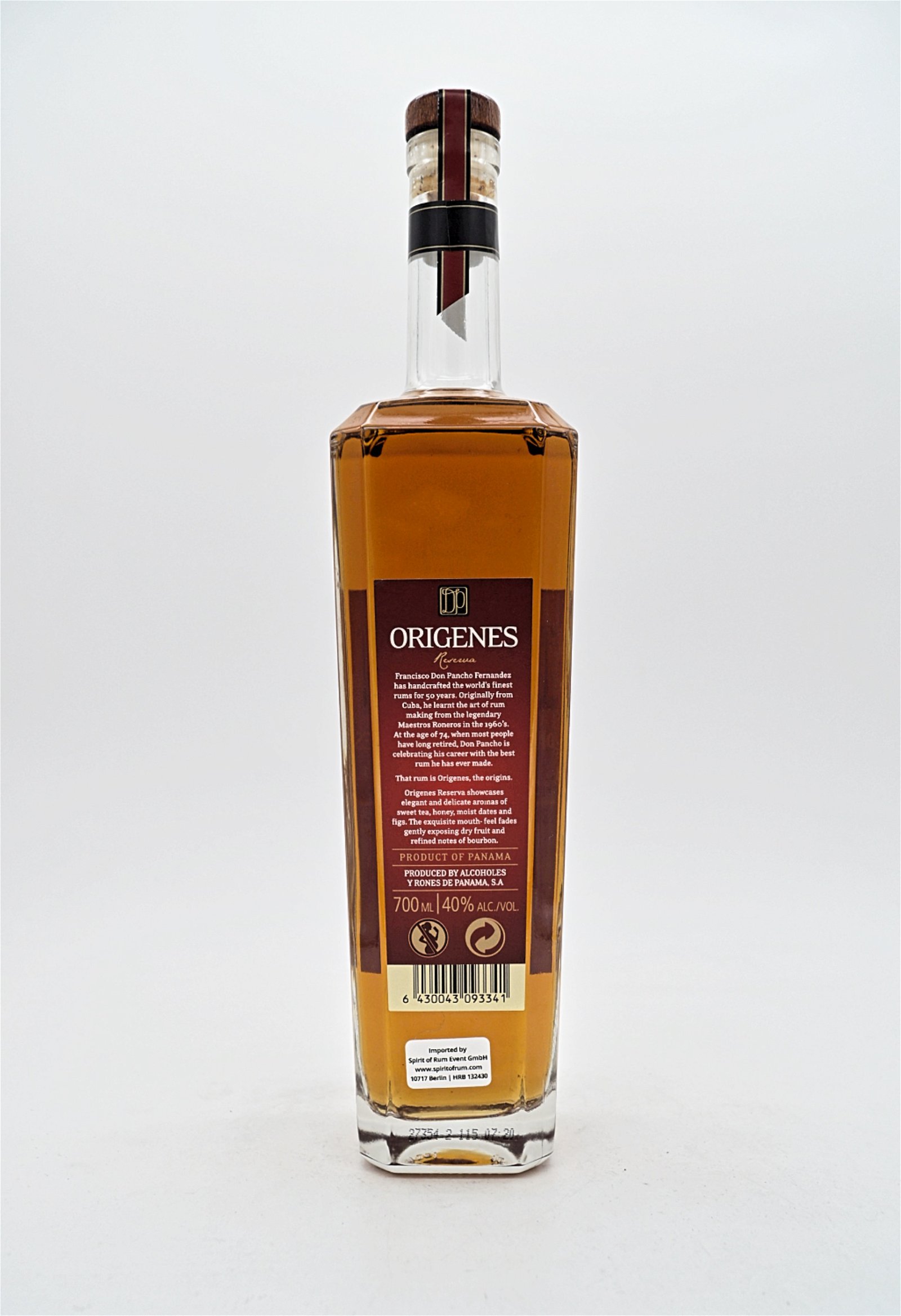 Origenes 8 Jahre Reserva Premium Panamanian Rum