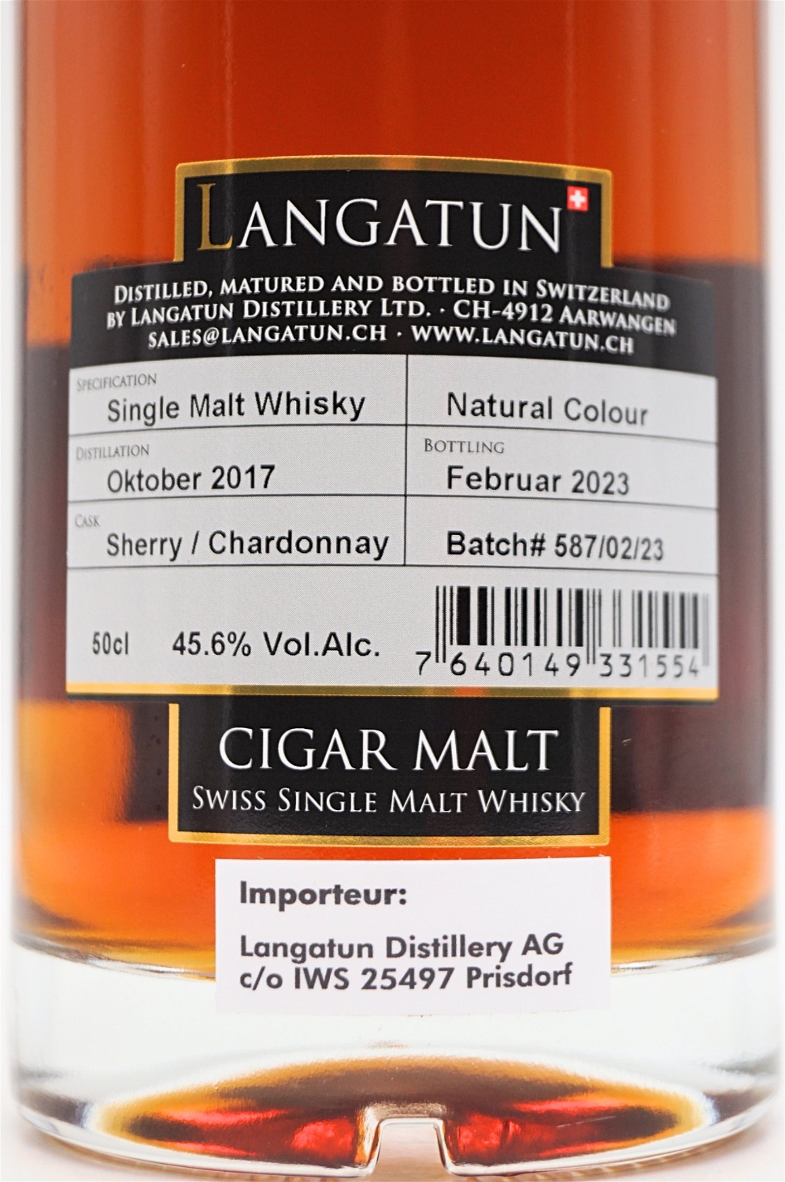 Langatun  Cigar Malt Single Malt Whisky