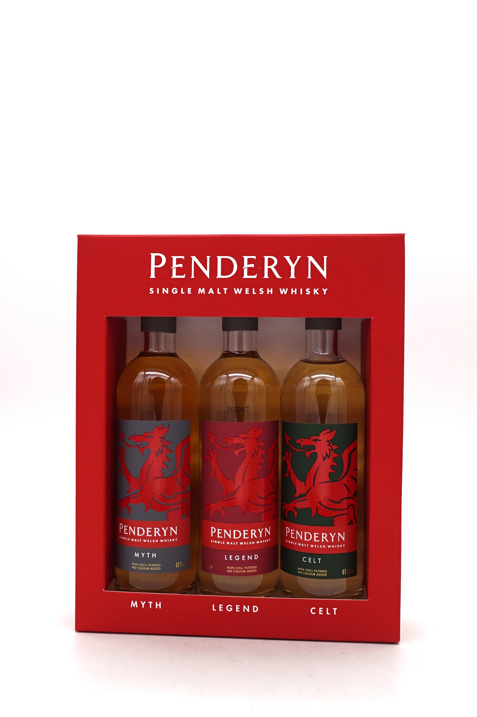 Penderyn Trio Dragon Range Single Malt Welsh Whisky (3x0,2l)