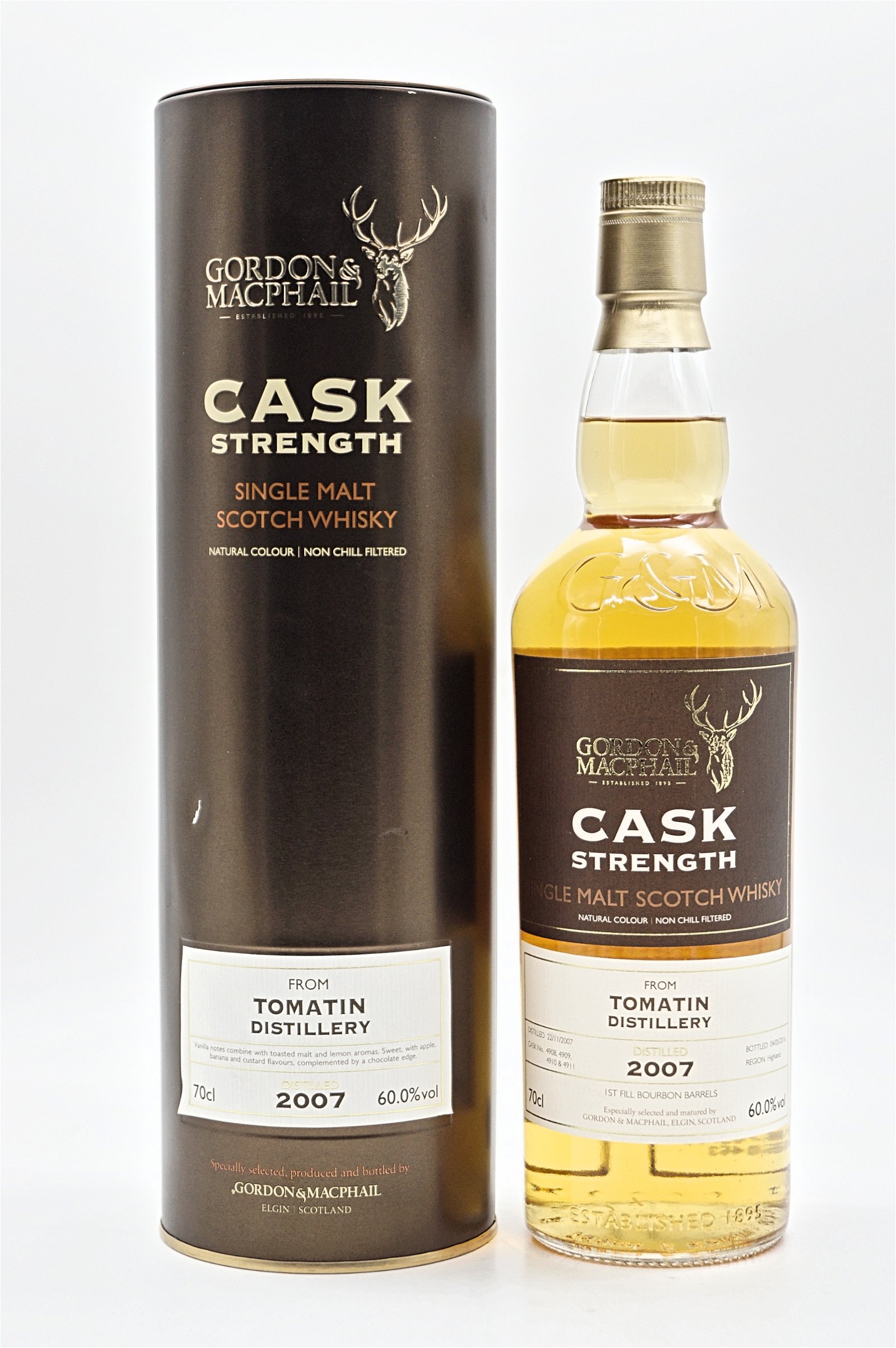 Gordon & Macphail Tomatin Distillery 2007/2016 Cask Strength Single Malt Scotch Whisky