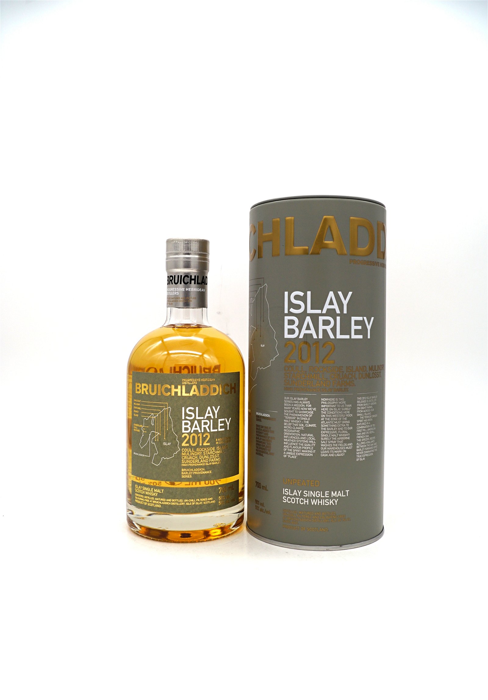 Bruichladdich 2012 Islay Barley Unpeated Islay Single Malt Scotch Whisky