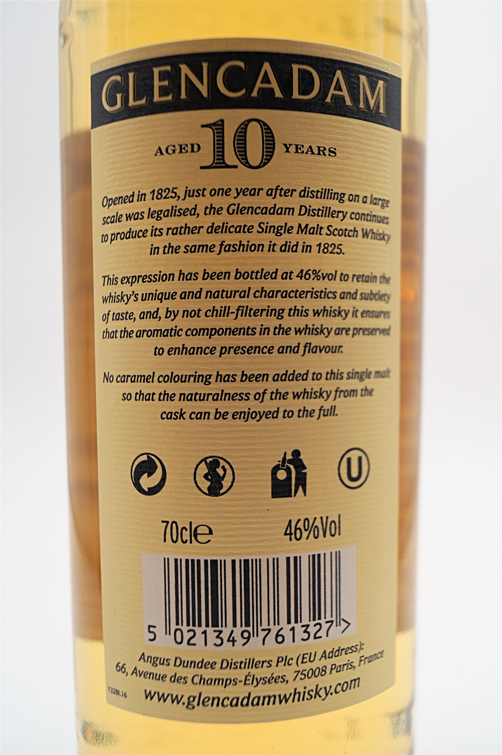 Glencadam 10 Jahre The Rather Delicate Highland Single Malt Scotch Whisky