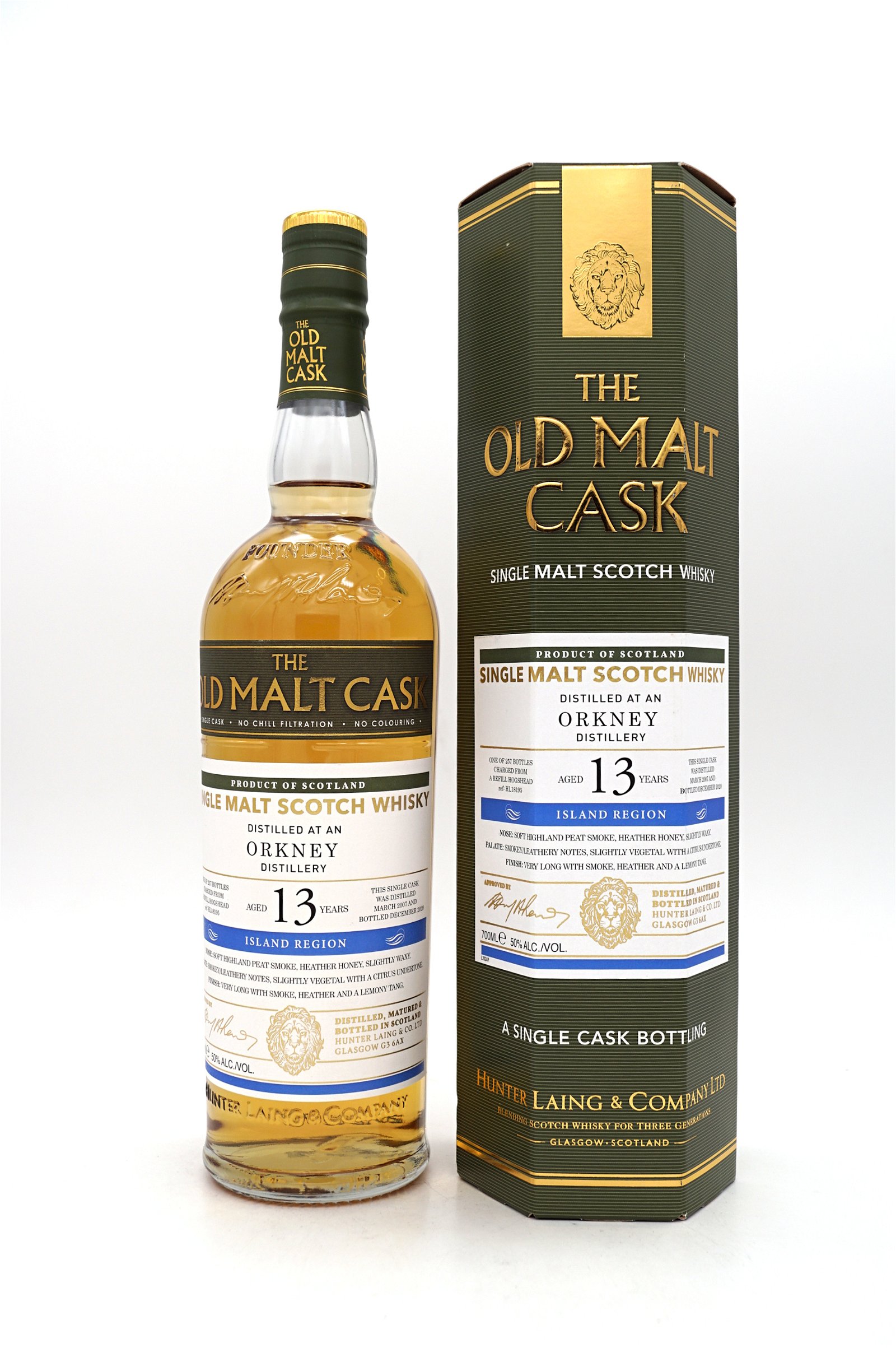 The Old Malt Cask 13 Jahre Orkney Distillery 2007/2020 Single Cask #18195 Island Single Malt Scotch Whisky