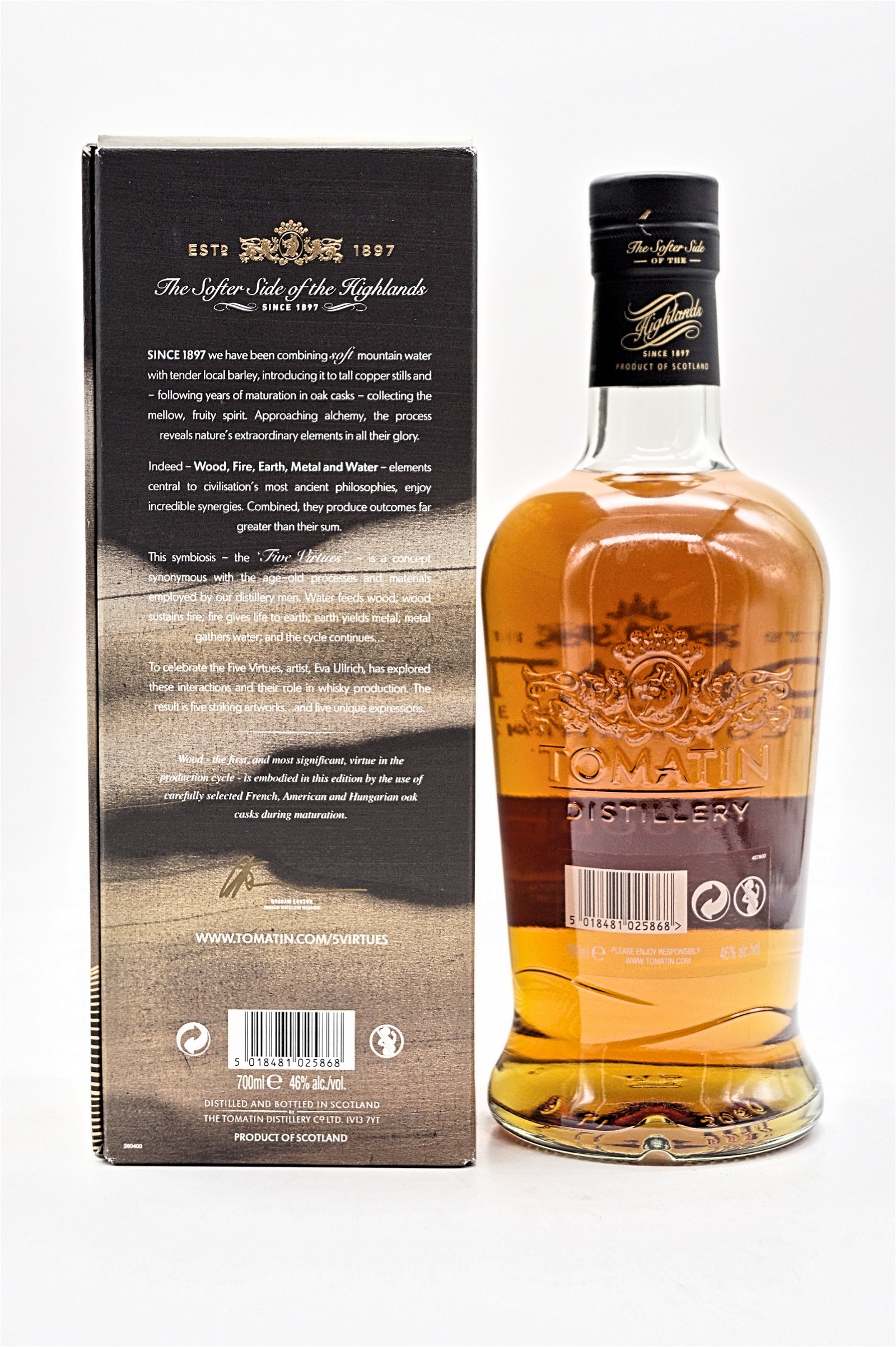 Tomatin Wood Limited Edition Selected Oak Casks Highland Single Malt Scotch Whisky